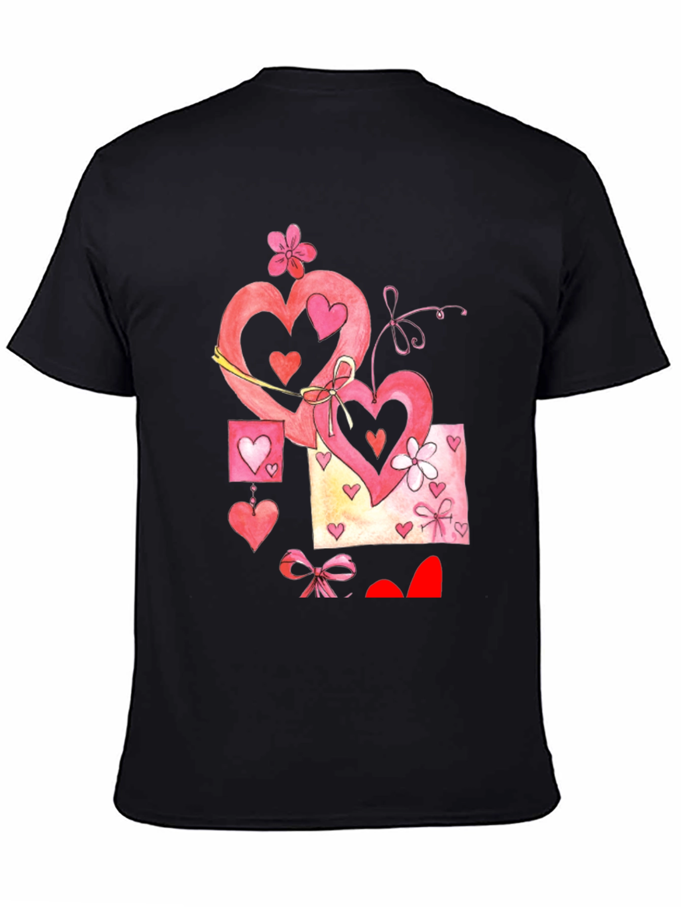 Valentines Hearts Graphic T-Shirt