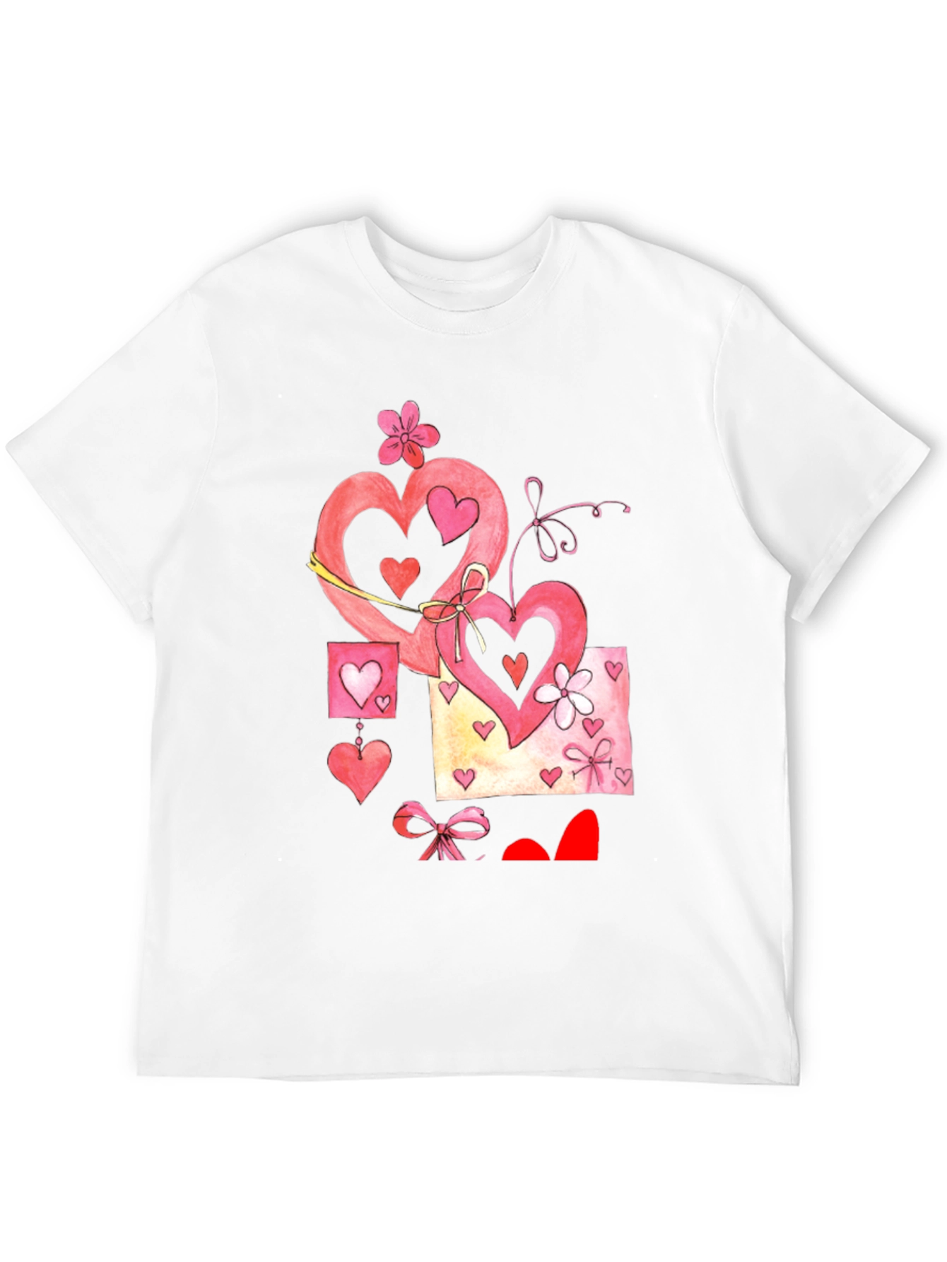 Valentines Hearts Graphic T-Shirt