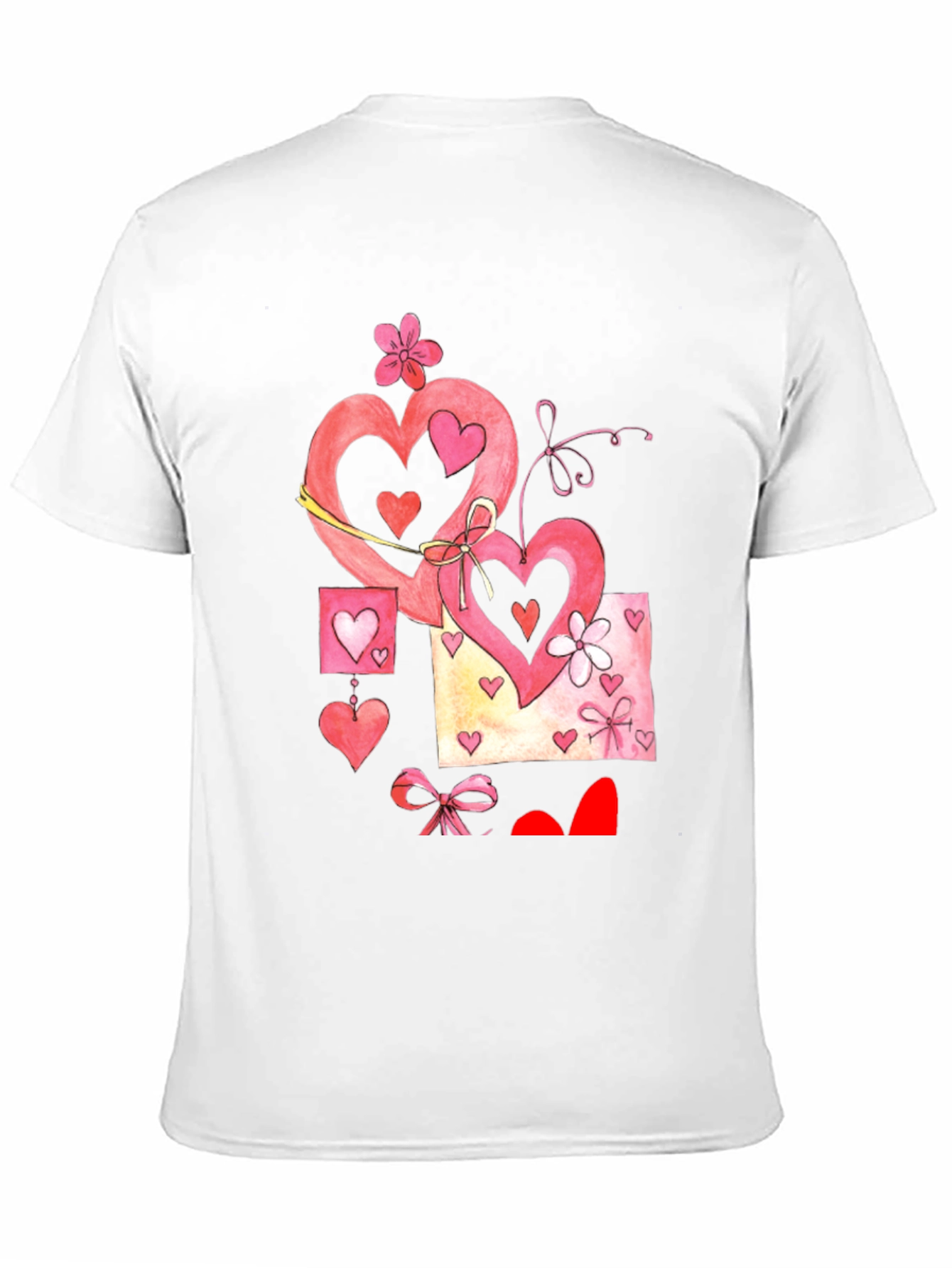 Valentines Hearts Graphic T-Shirt