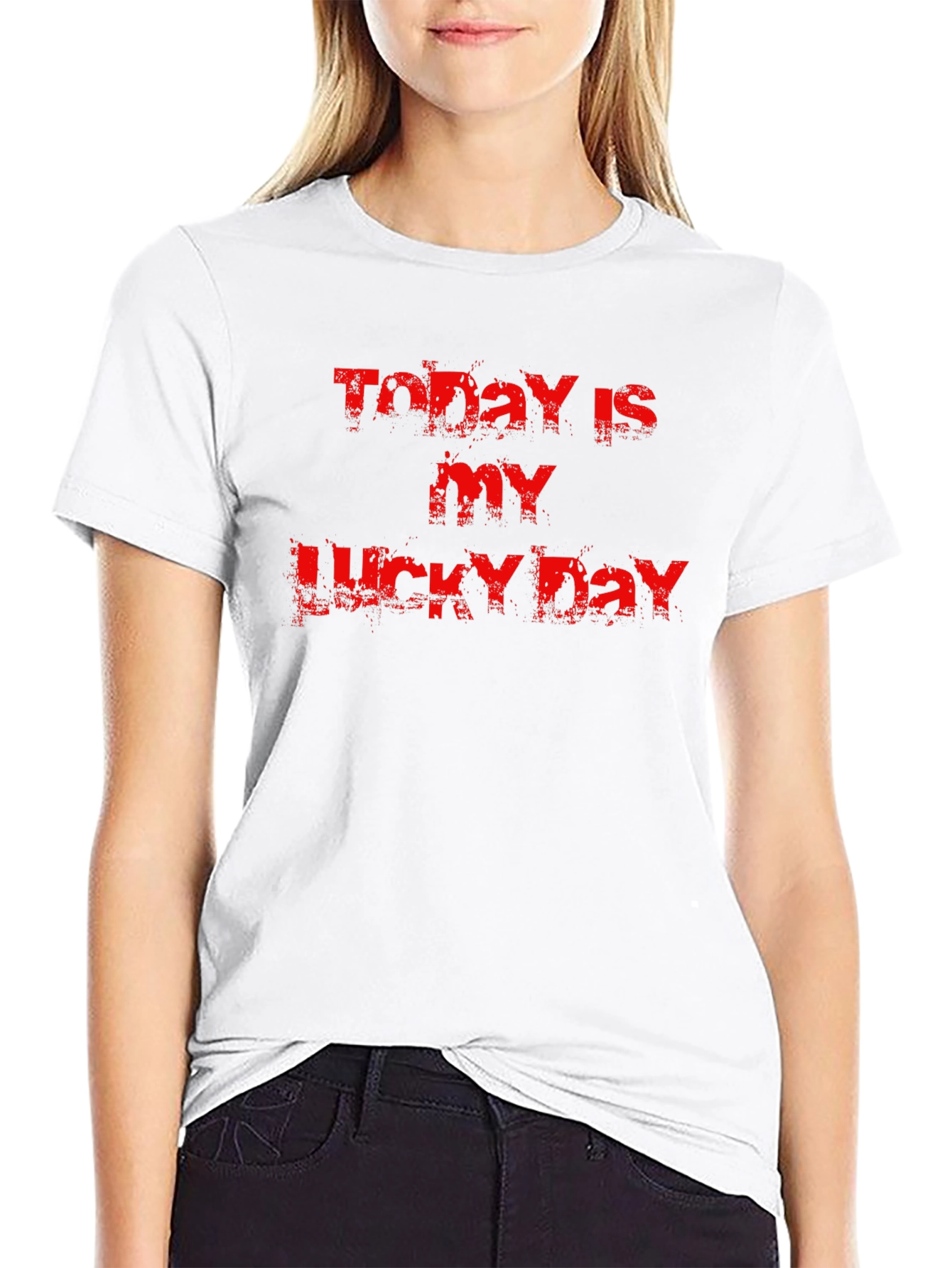 Lucky Day Graphic Tee - Black