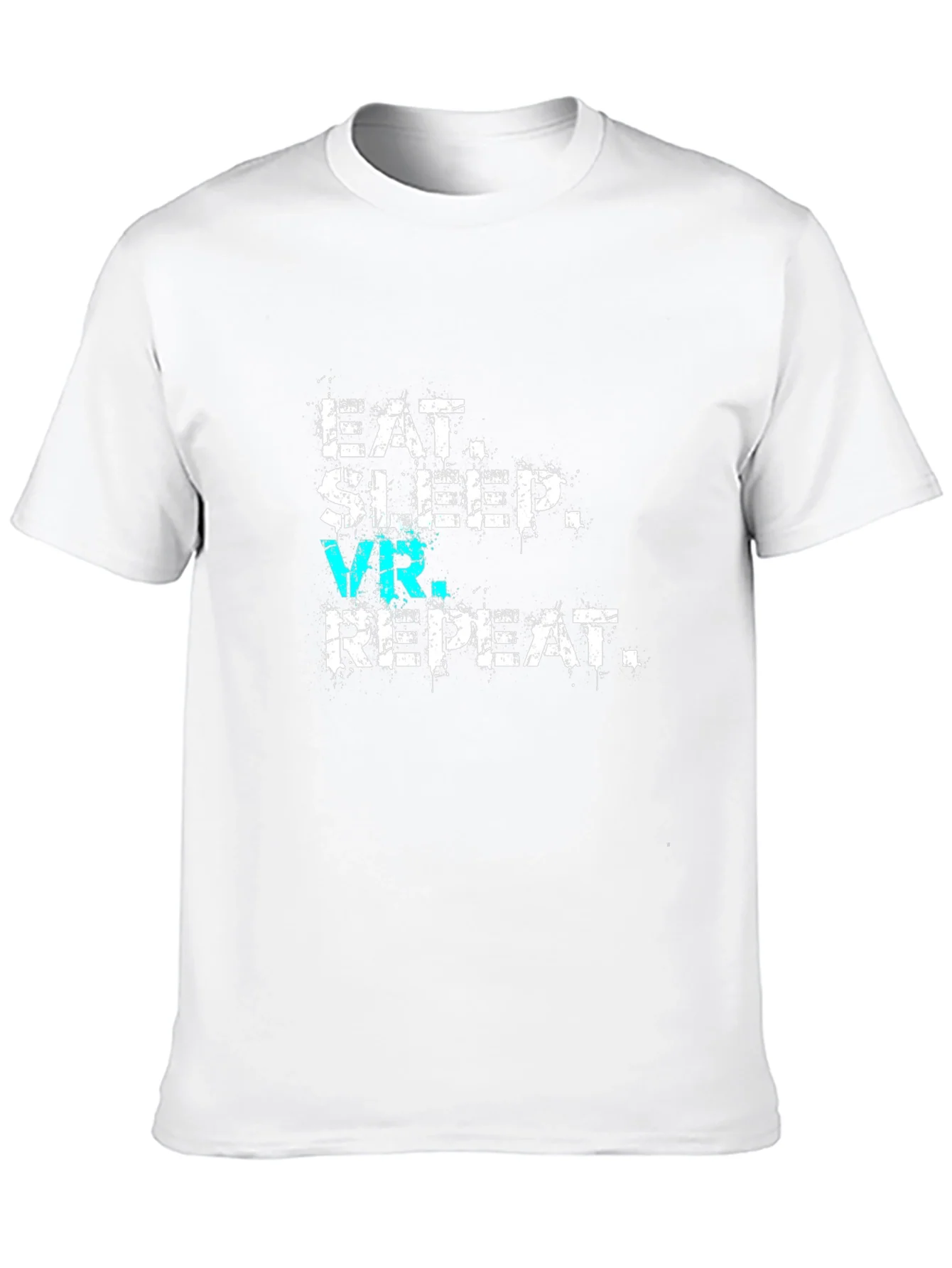 Eat Sleep VR Repeat Black T-Shirt