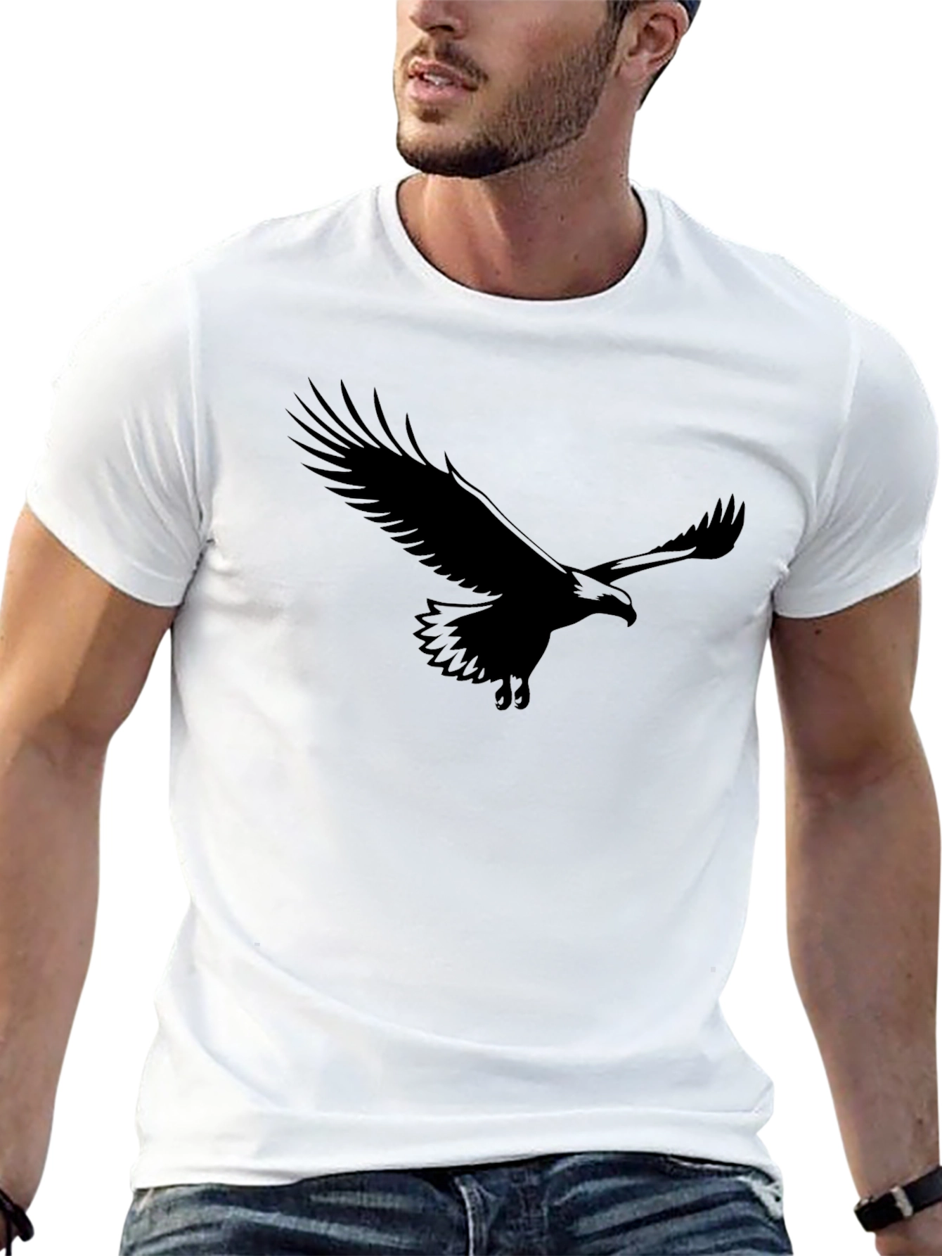 Black Eagle Graphic T-Shirt - Mens