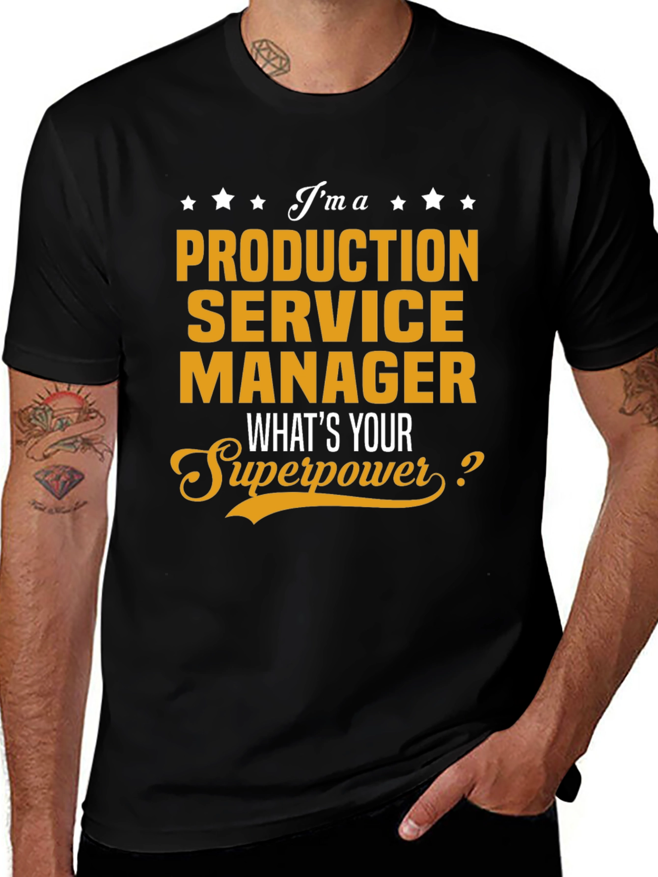 Production Service Manager Superpower T-Shirt