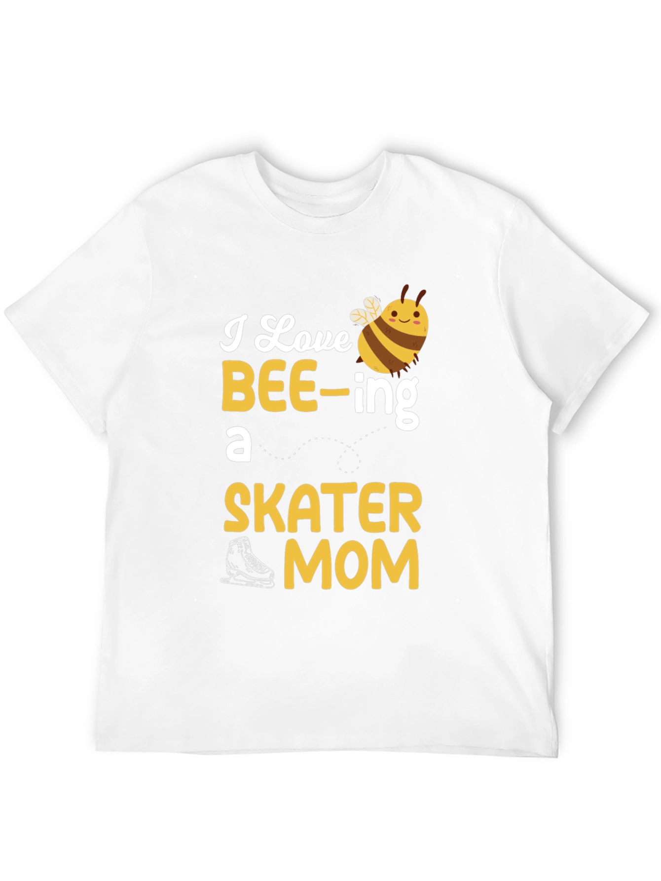 I Love BEE-ing a Skater Mom Graphic T-Shirt