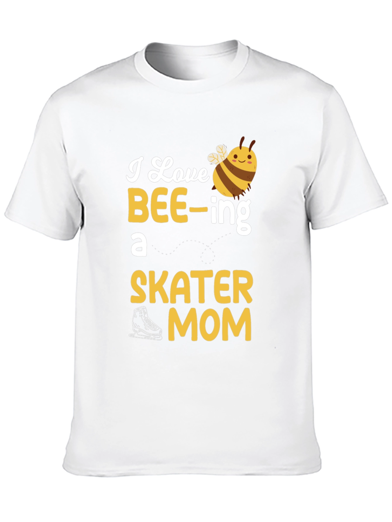 I Love BEE-ing a Skater Mom Graphic T-Shirt