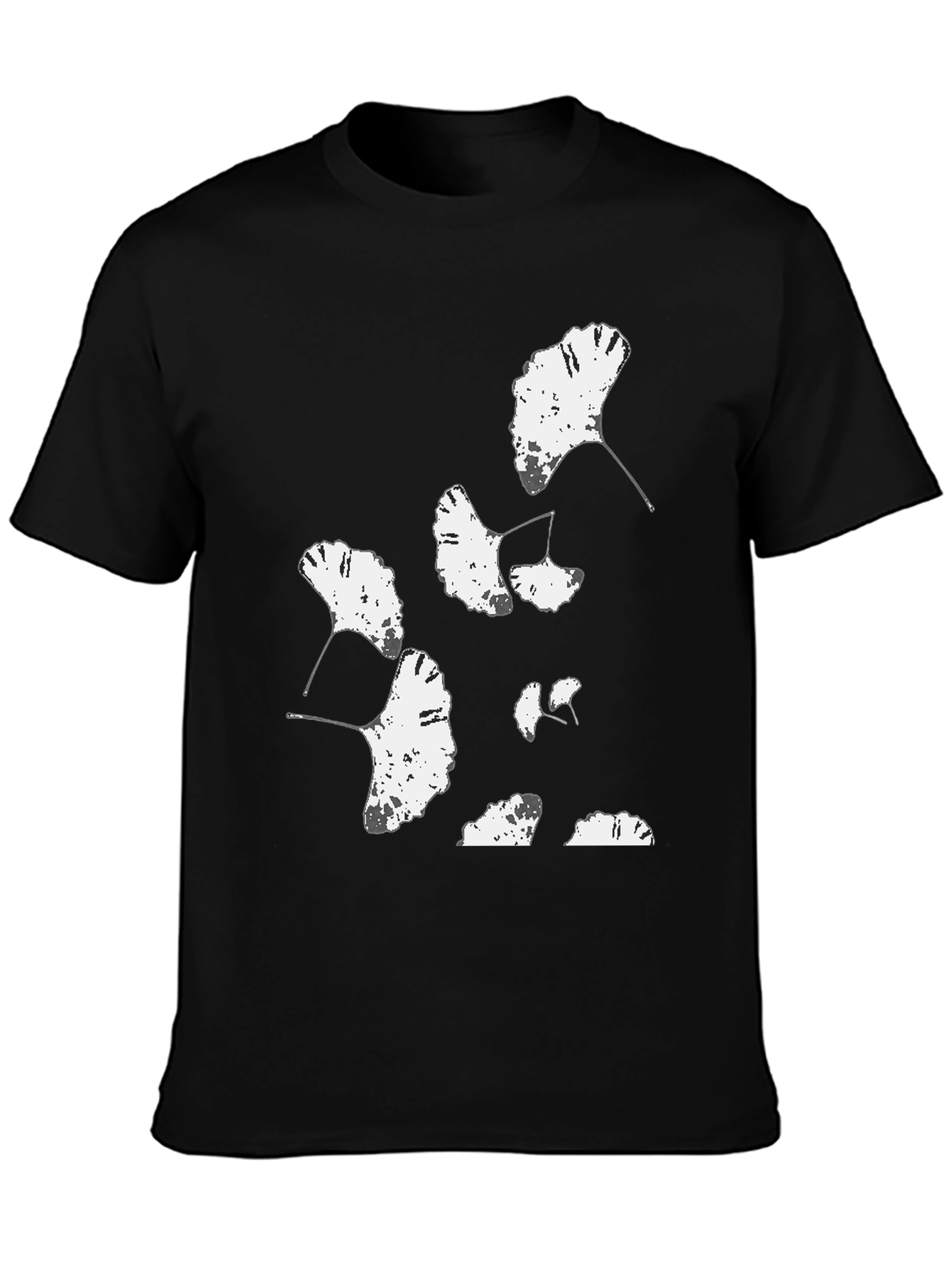 Ginkgo Leaf Graphic Tee - Modern Plant Lover Shirt