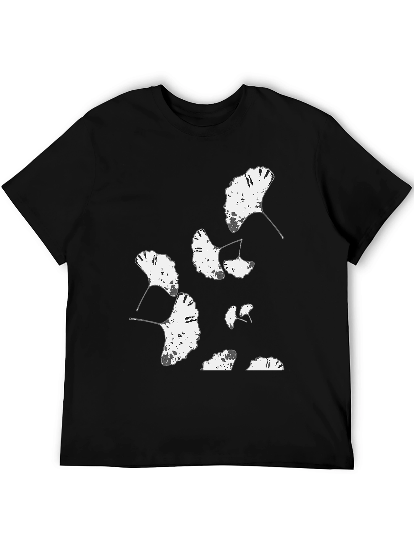 Ginkgo Leaf Graphic Tee - Modern Plant Lover Shirt