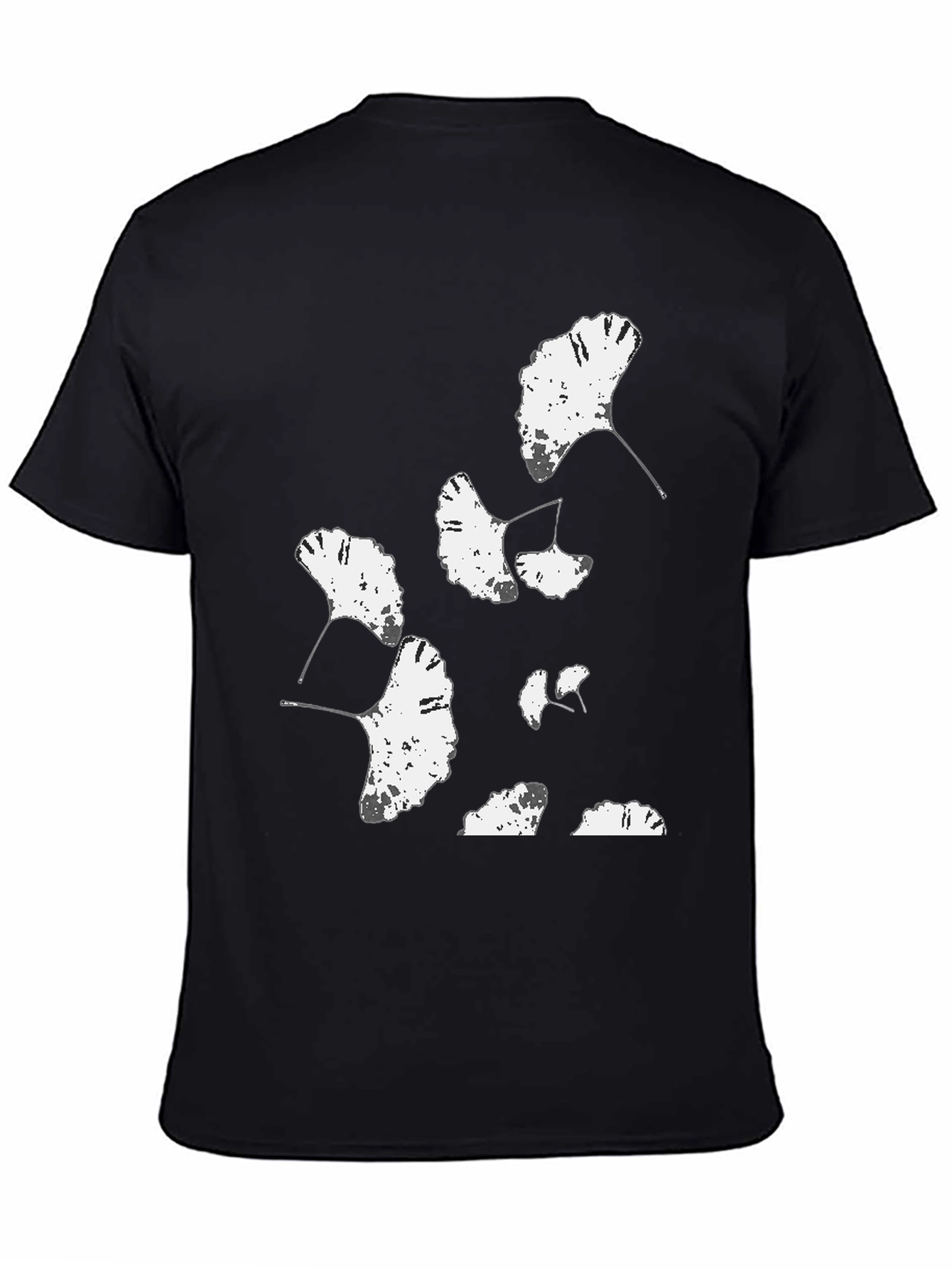 Ginkgo Leaf Graphic Tee - Modern Plant Lover Shirt