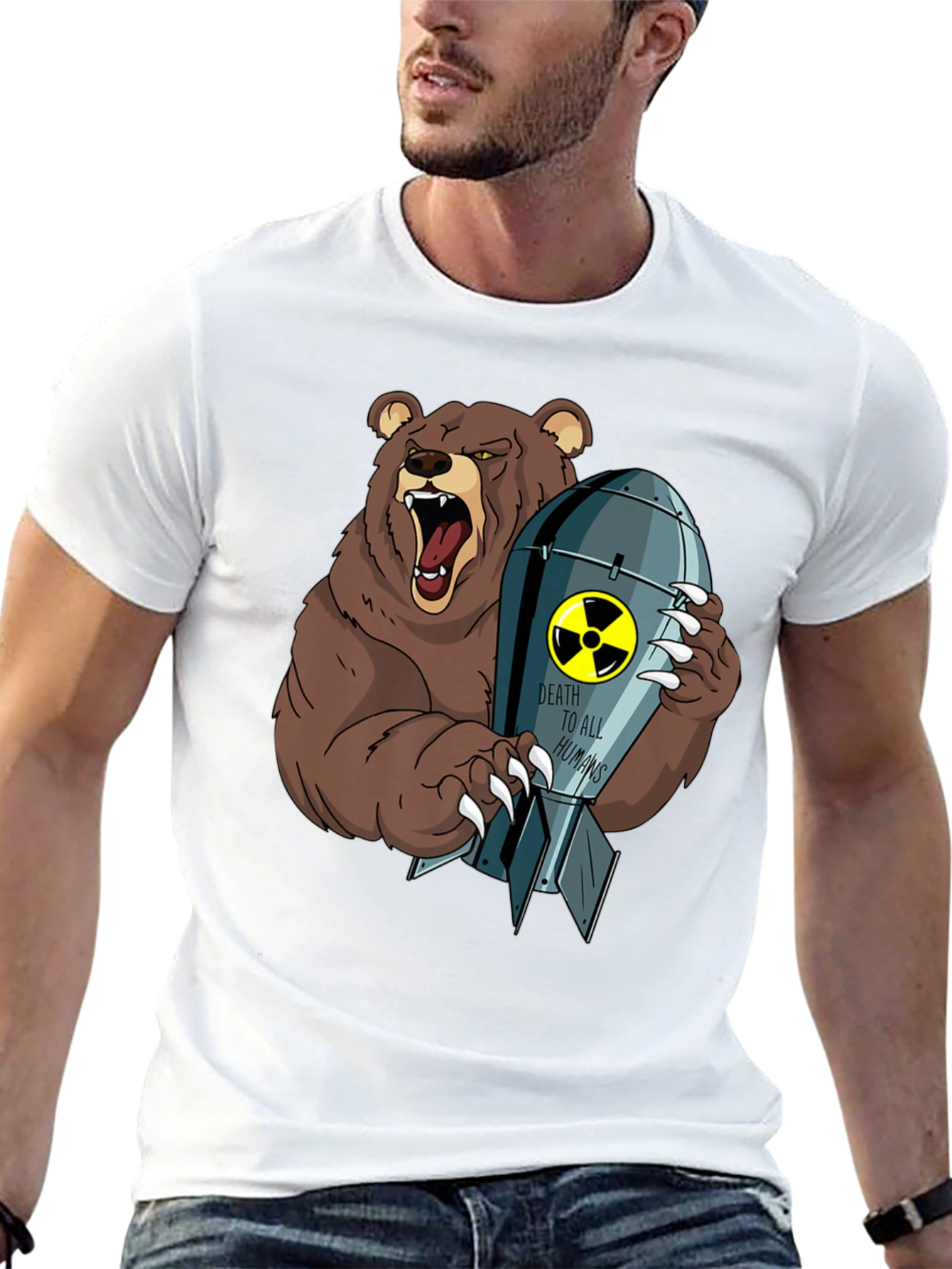 Grizzly Bear Atomic Bomb T-Shirt