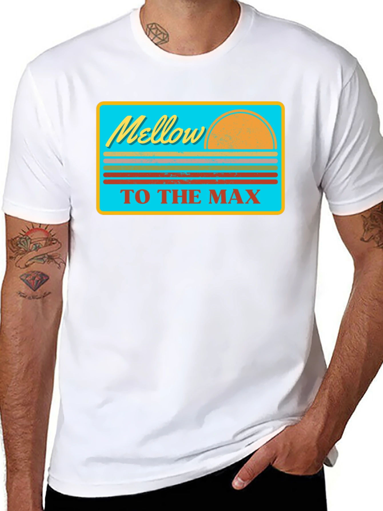 Mellow To The Max Retro Graphic Tee