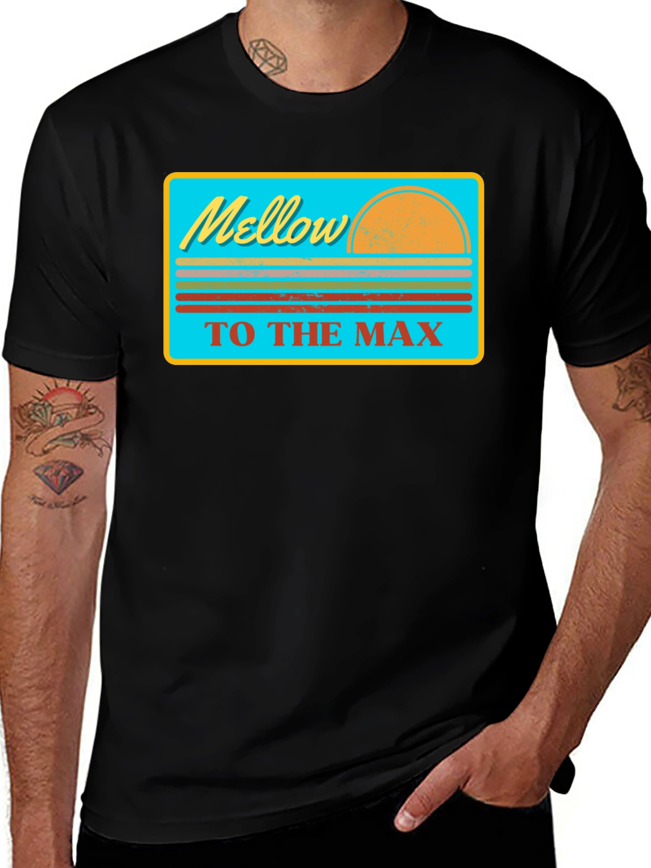 Mellow To The Max Retro Graphic Tee