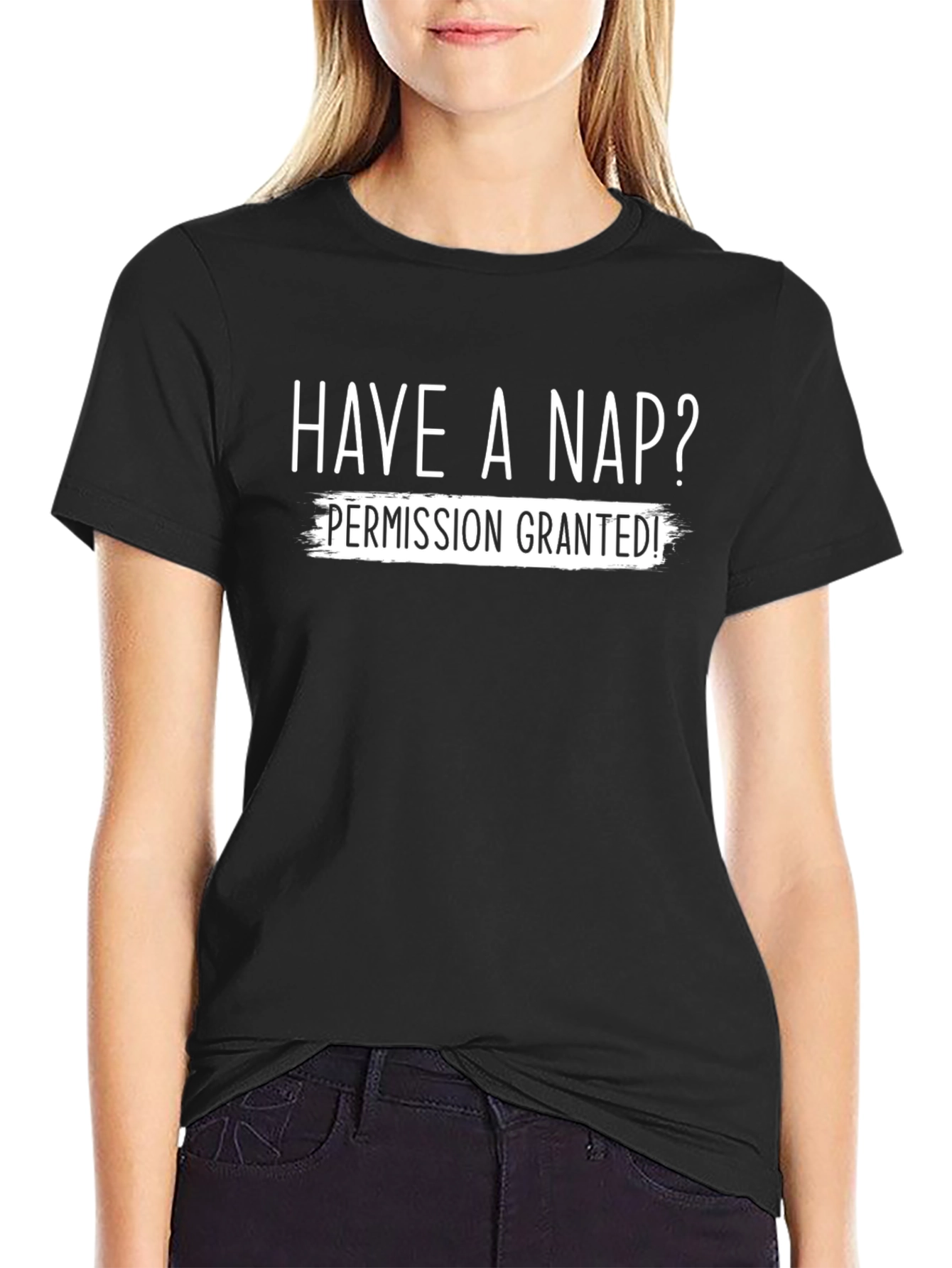 Have a Nap? Mens Graphic Tee - Permission Granted