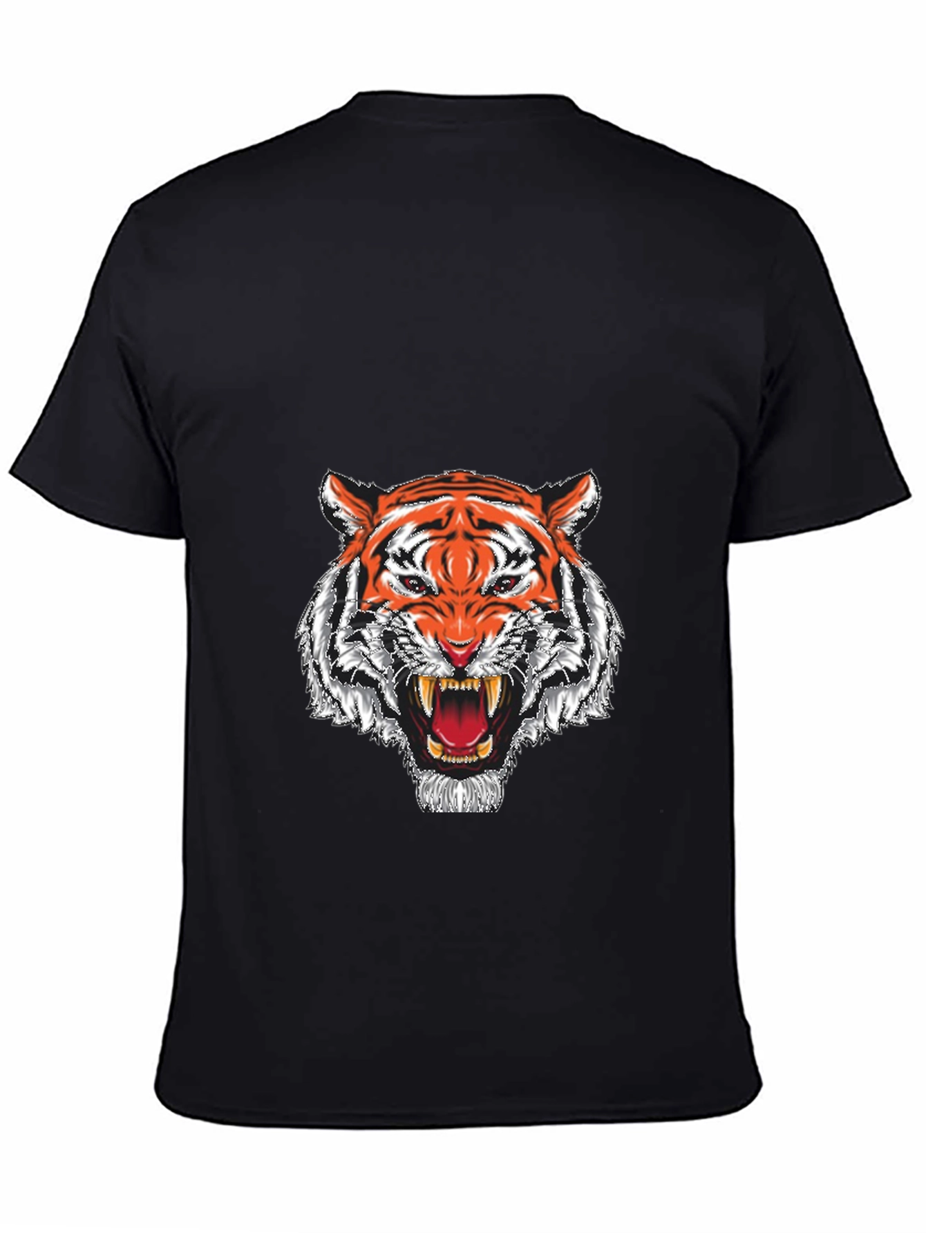 Roaring Tiger Graphic T-Shirt - Black