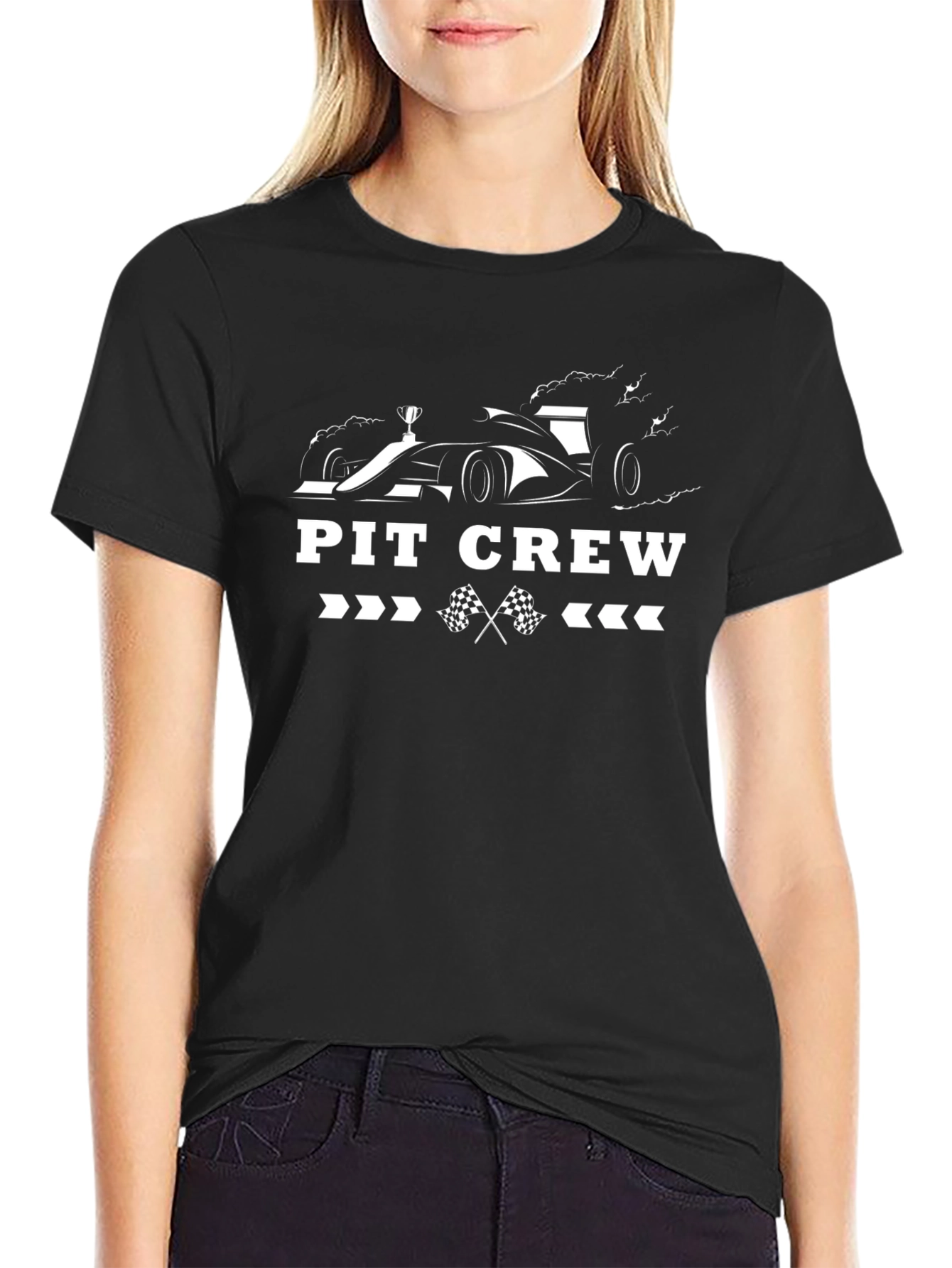Pit Crew Racing T-Shirt - Black