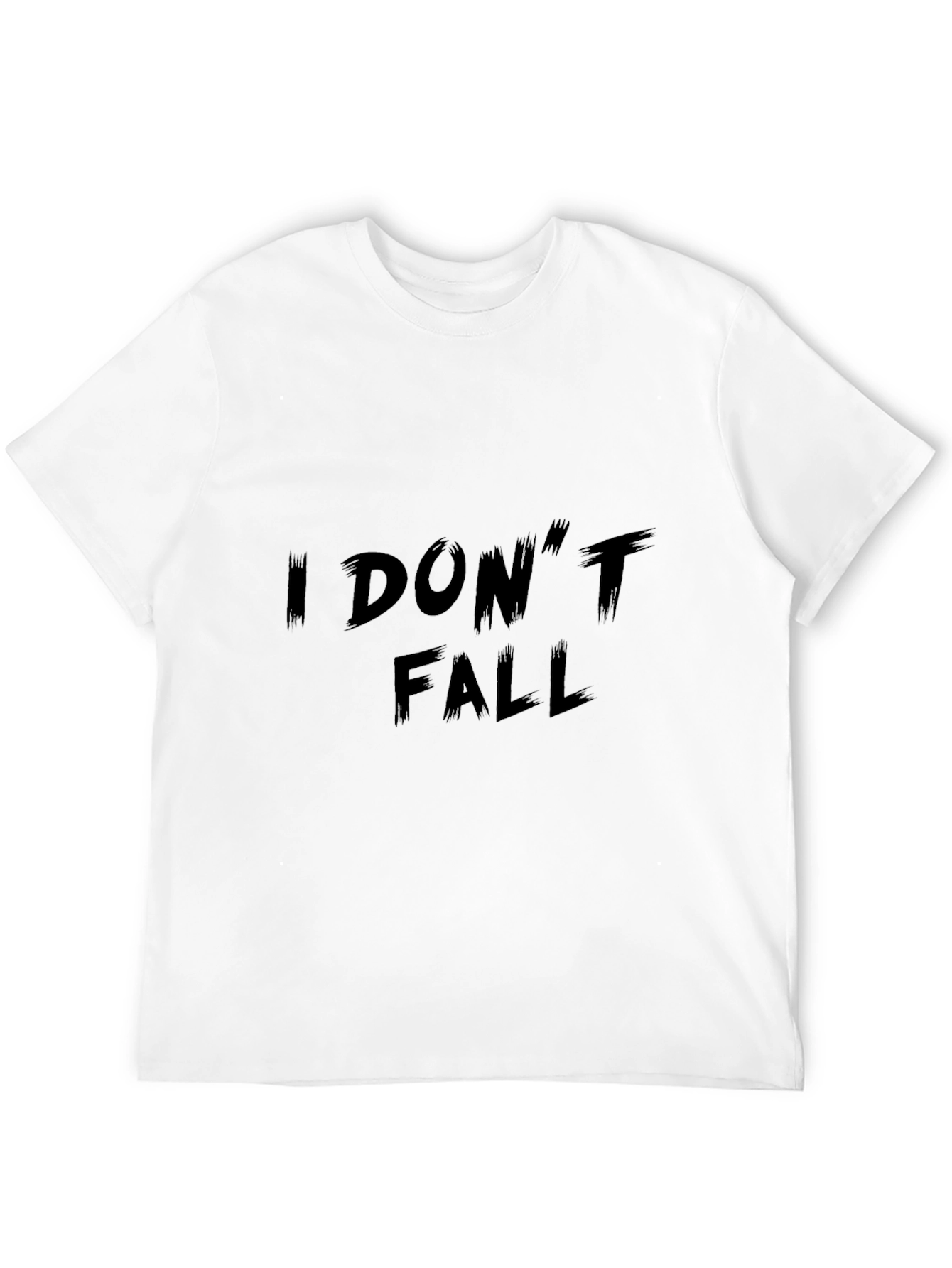 I Dont Fall Black Graphic Tee