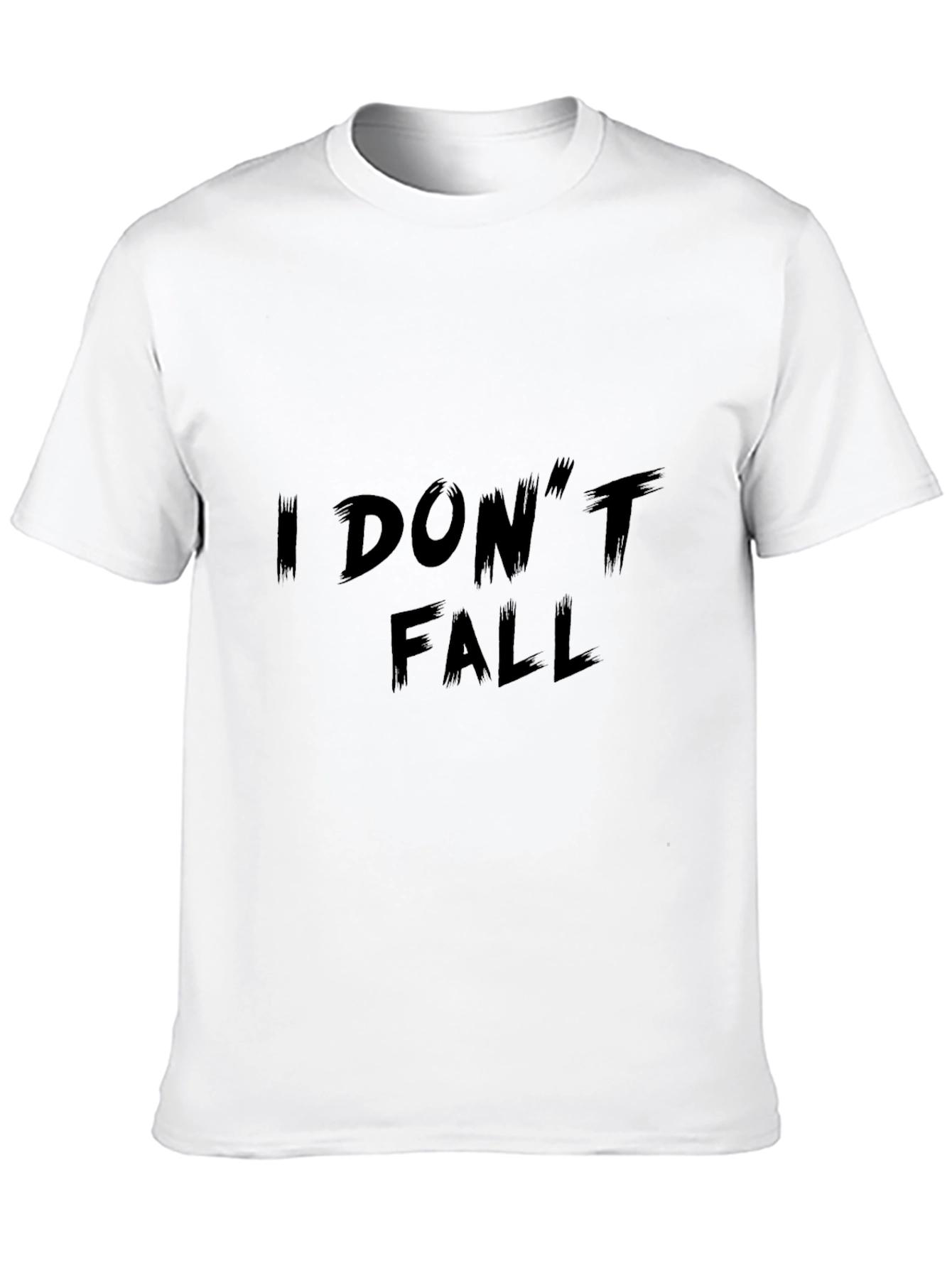 I Dont Fall Black Graphic Tee