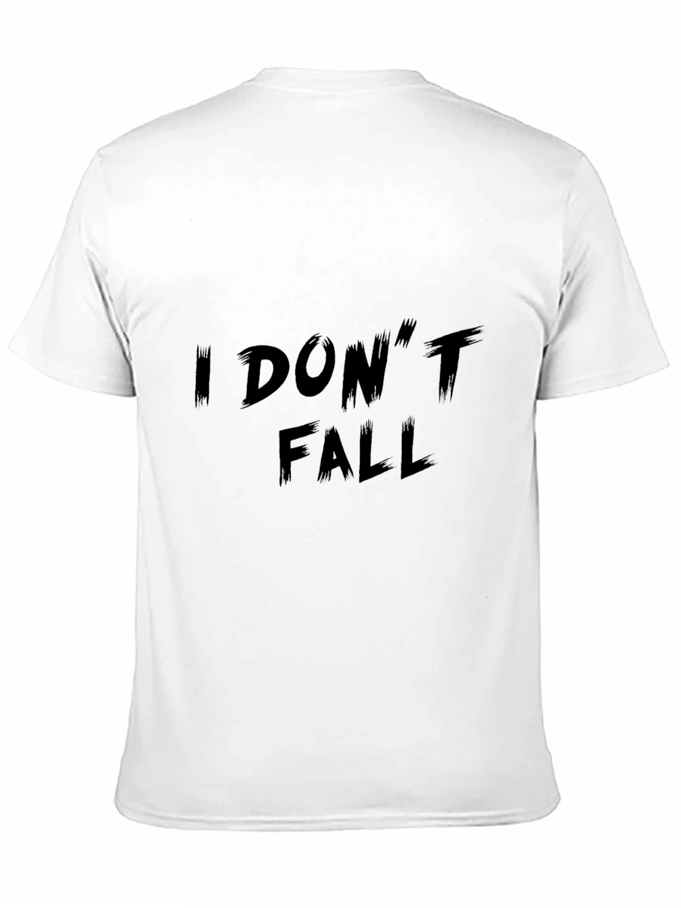 I Dont Fall Black Graphic Tee