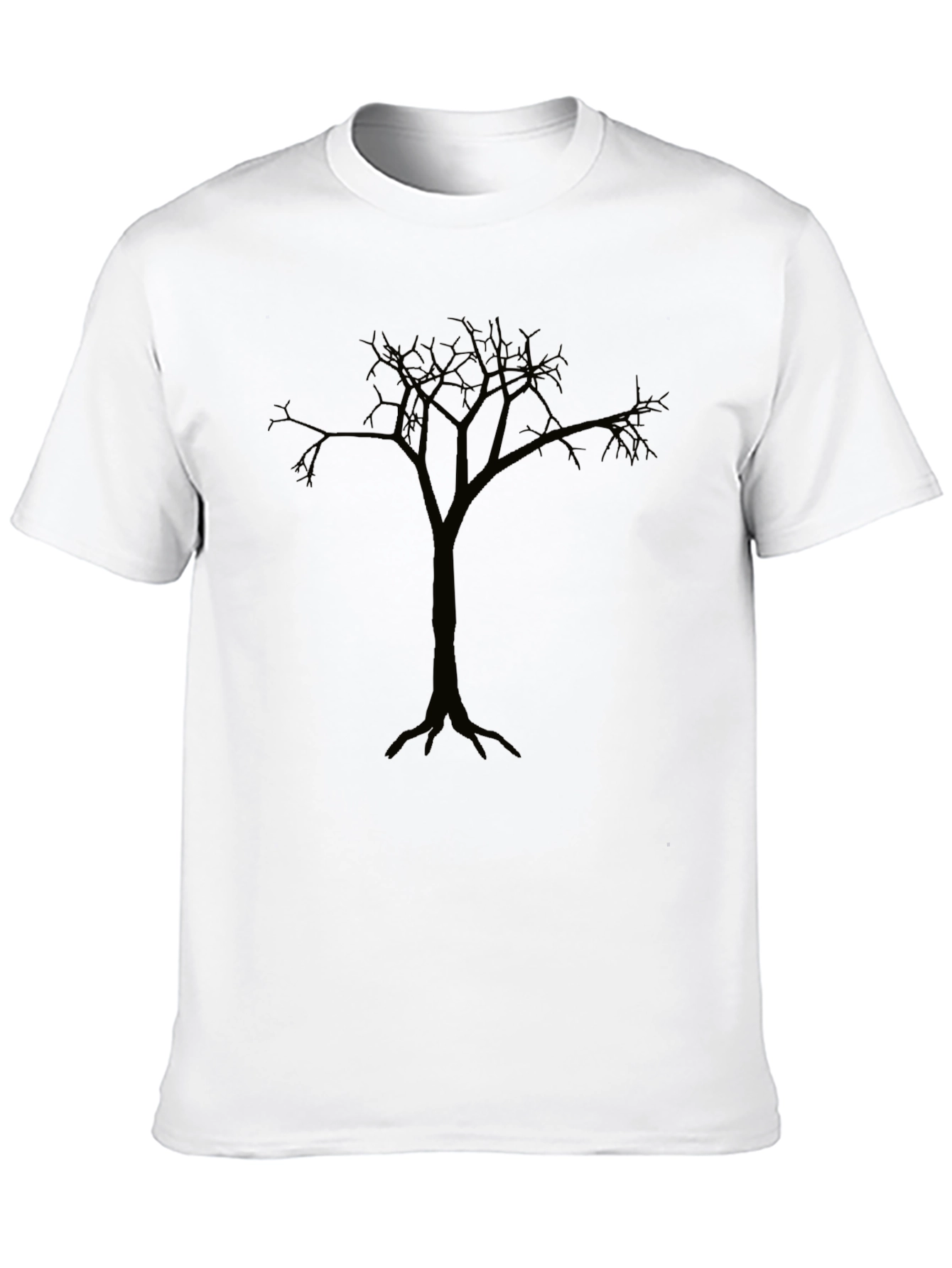 Mens Black Tree Graphic T-Shirt