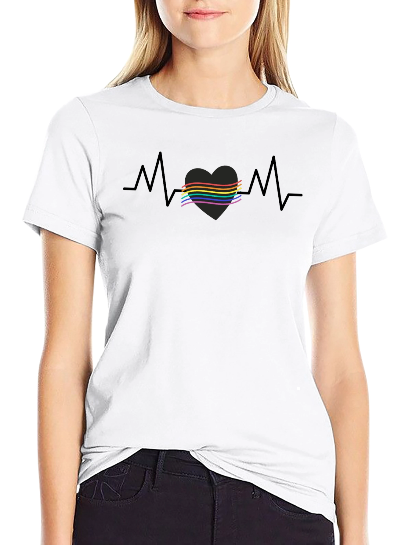 LGBT Heartbeat T-Shirt - Pride Month Tee