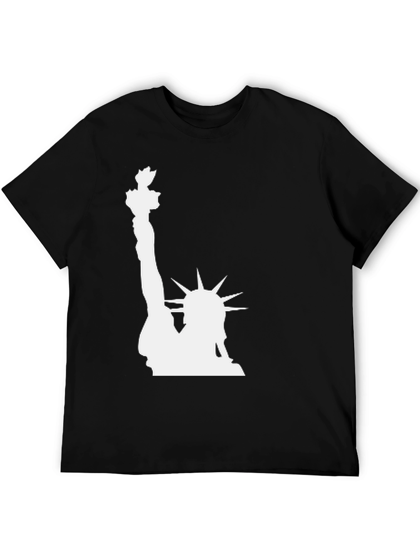 Statue of Liberty Graphic Tee - Classic Black T-Shirt