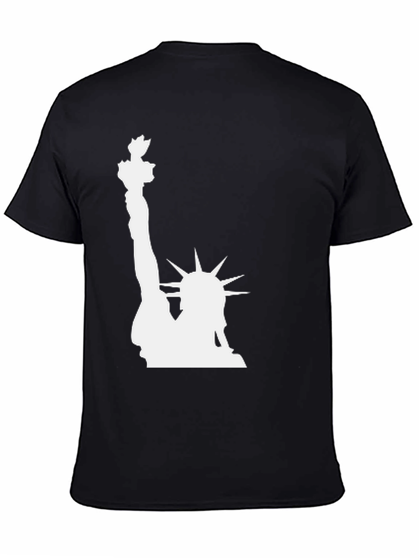 Statue of Liberty Graphic Tee - Classic Black T-Shirt