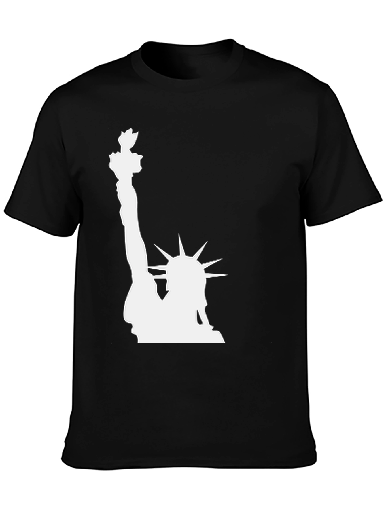 Statue of Liberty Graphic Tee - Classic Black T-Shirt