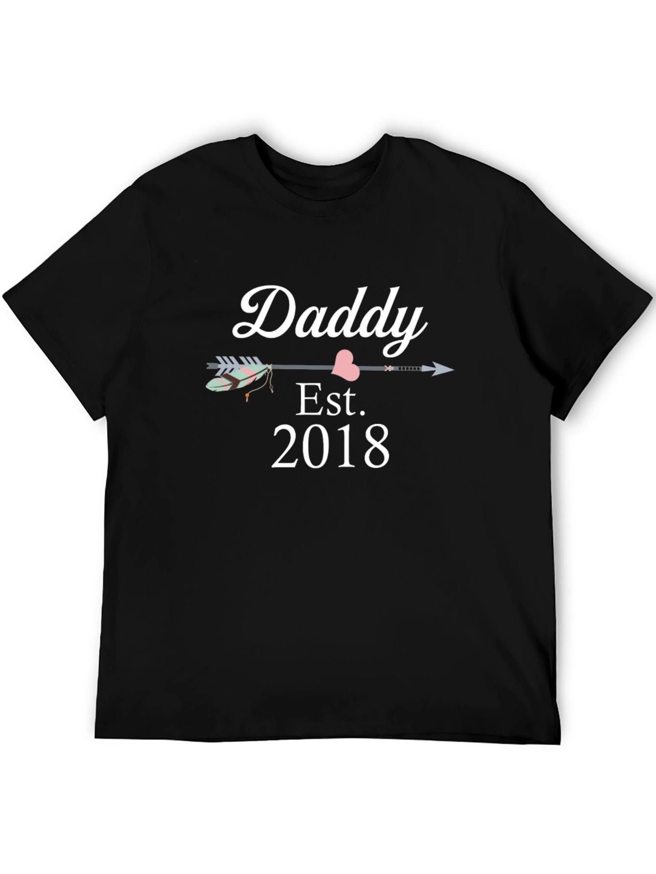 Daddy Est. 2018 T-Shirt - New Dad Gift