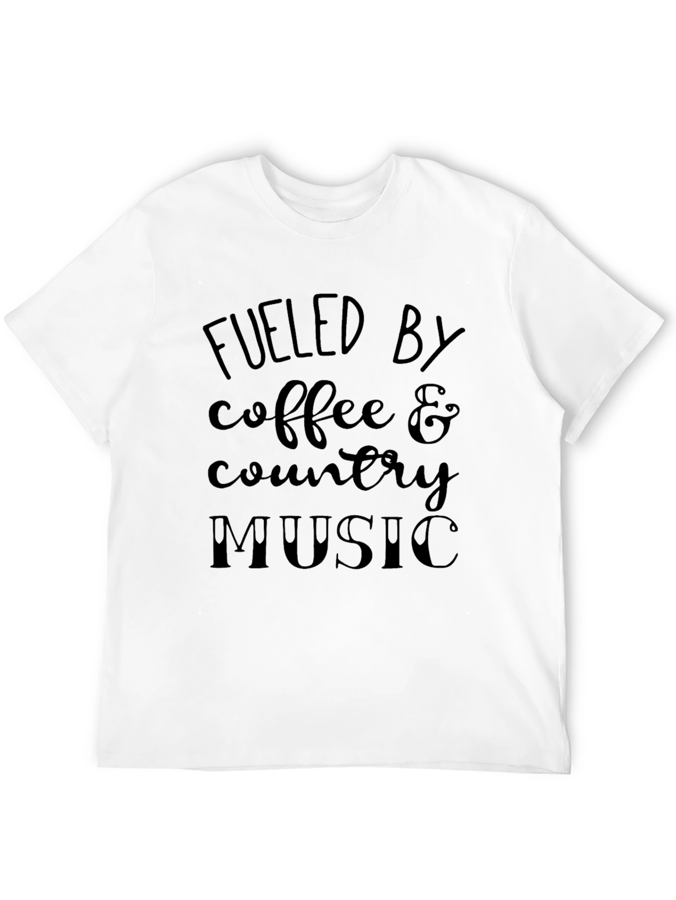 Fueled By Coffee & Country Music T-Shirt