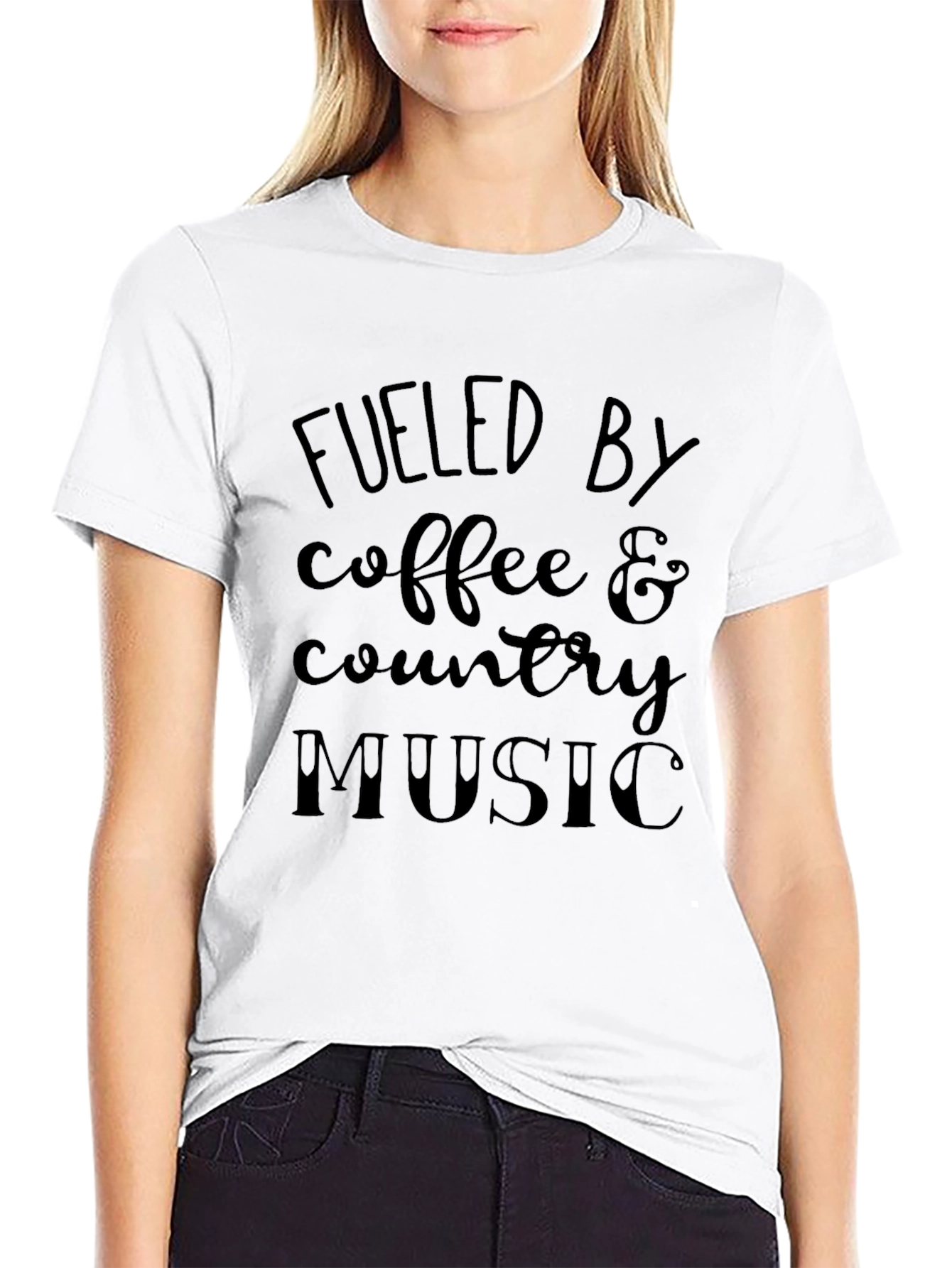 Fueled By Coffee & Country Music T-Shirt