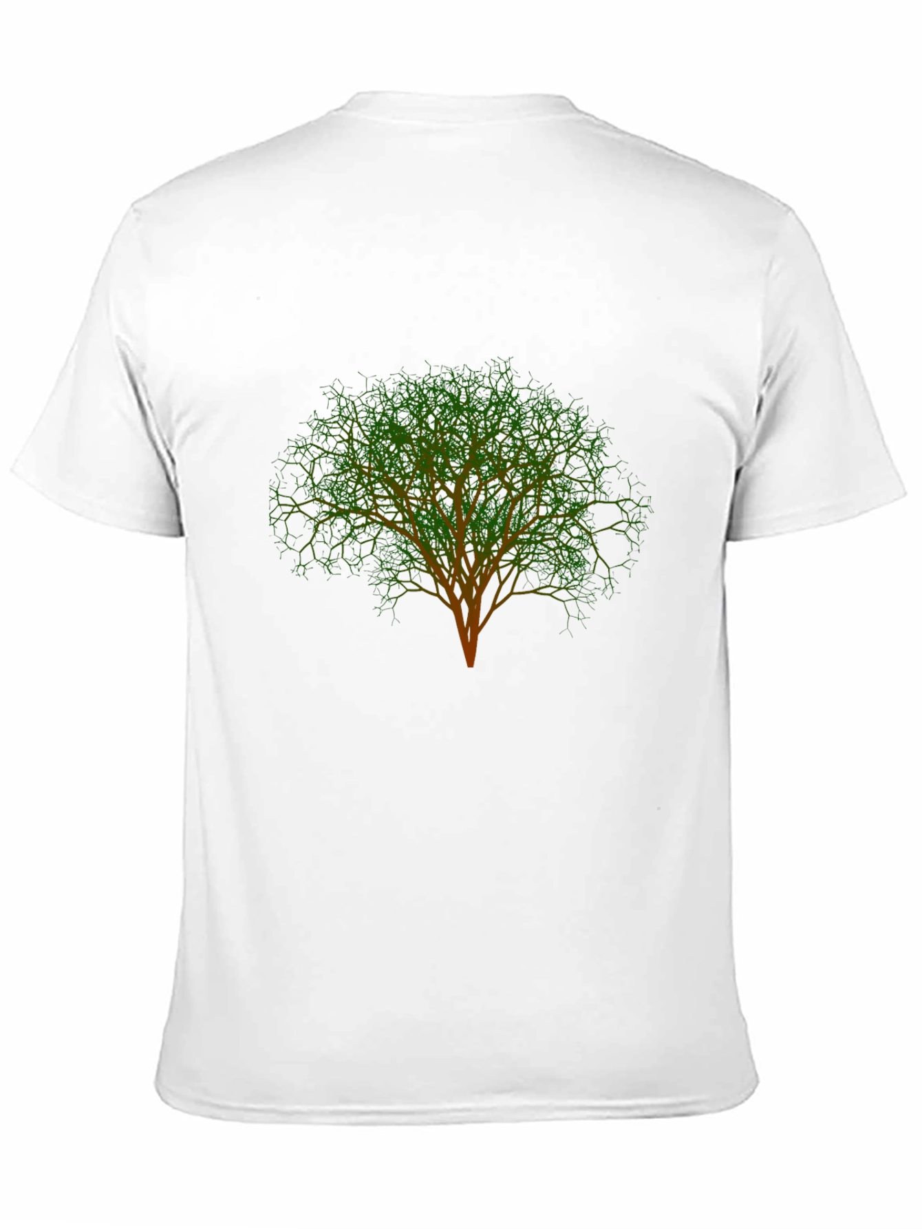 Tree Graphic Black T-Shirt Casual Tee