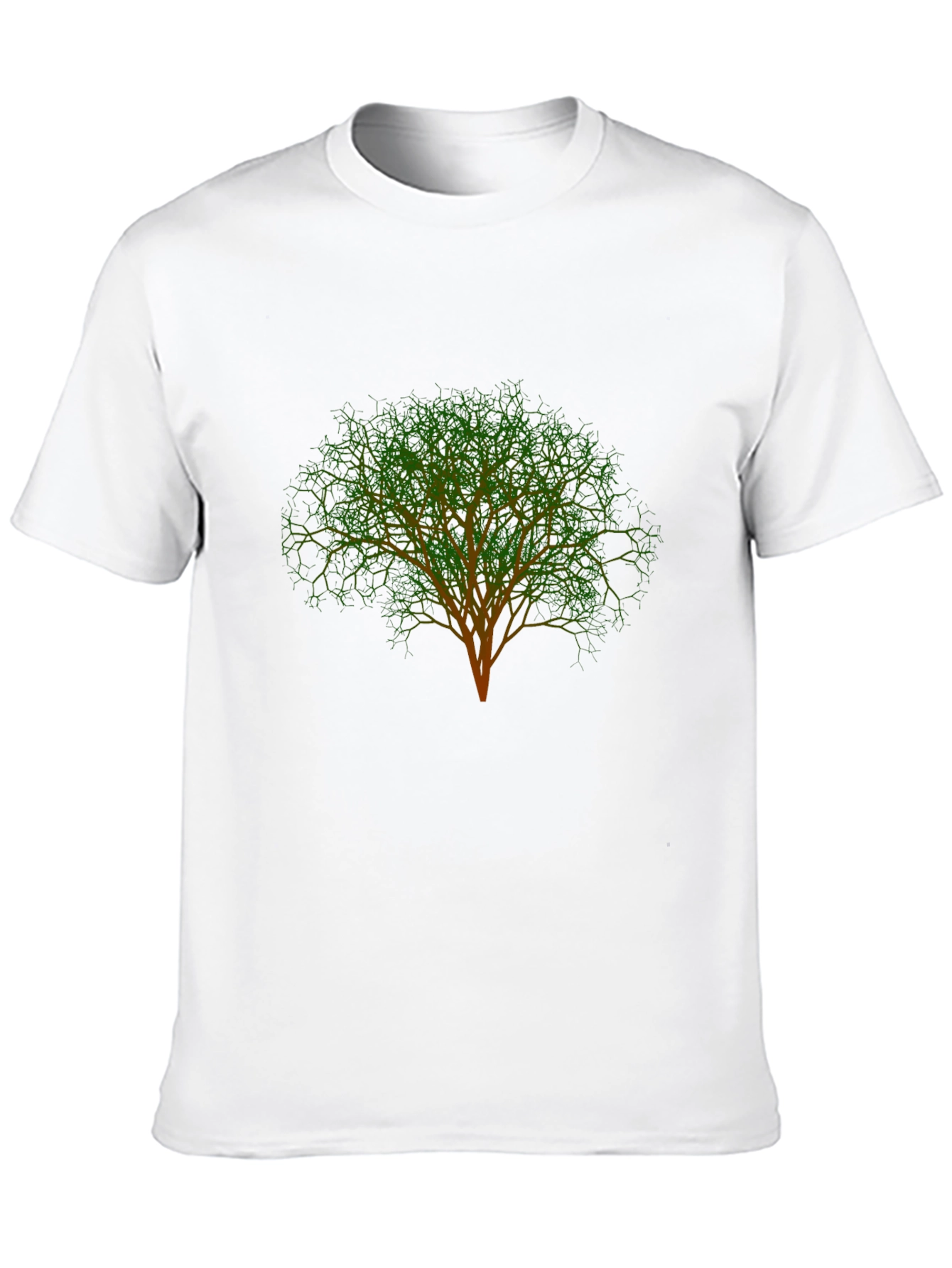 Tree Graphic Black T-Shirt Casual Tee