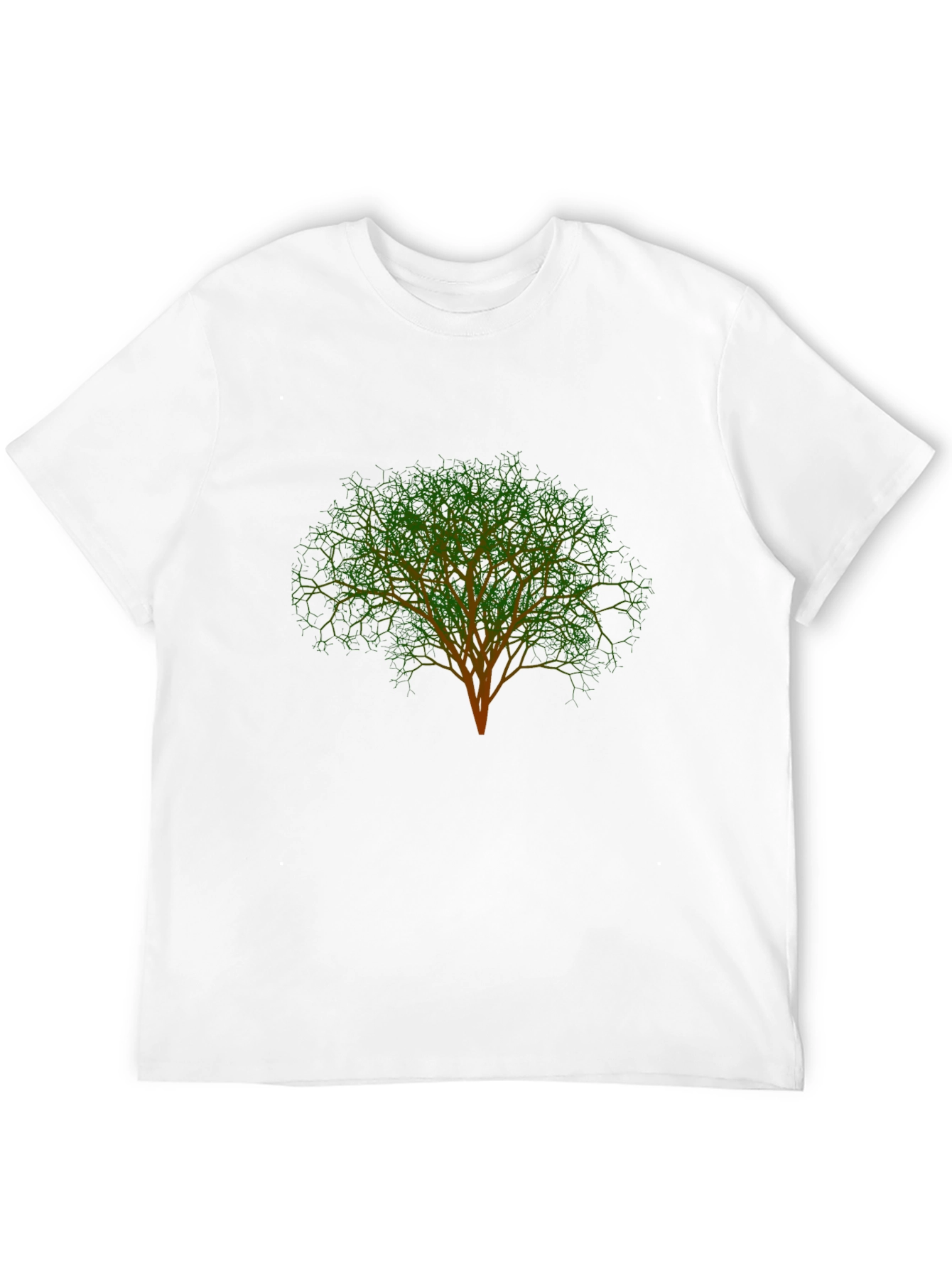 Tree Graphic Black T-Shirt Casual Tee