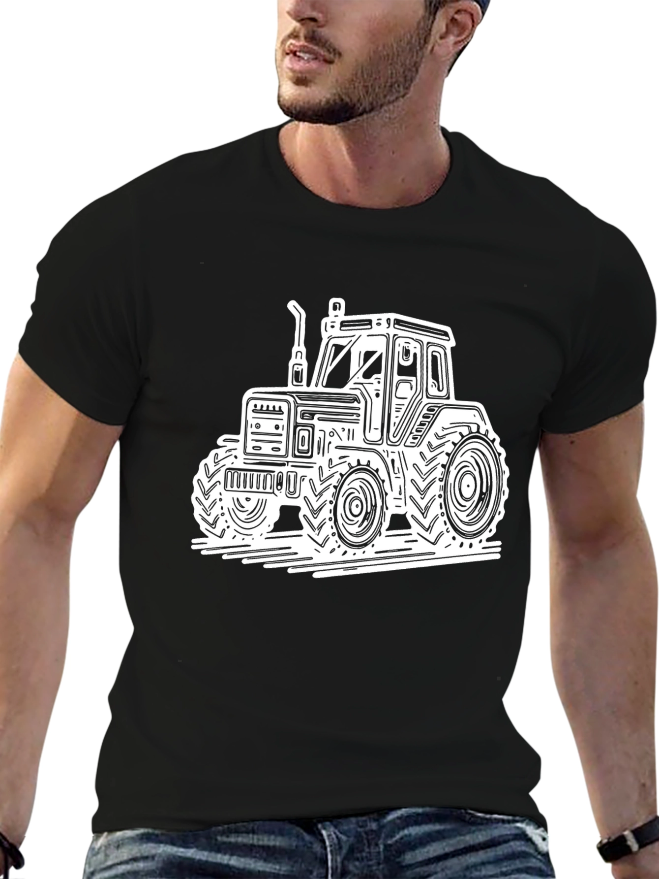Tractor Graphic Tee - Farm Life Shirt