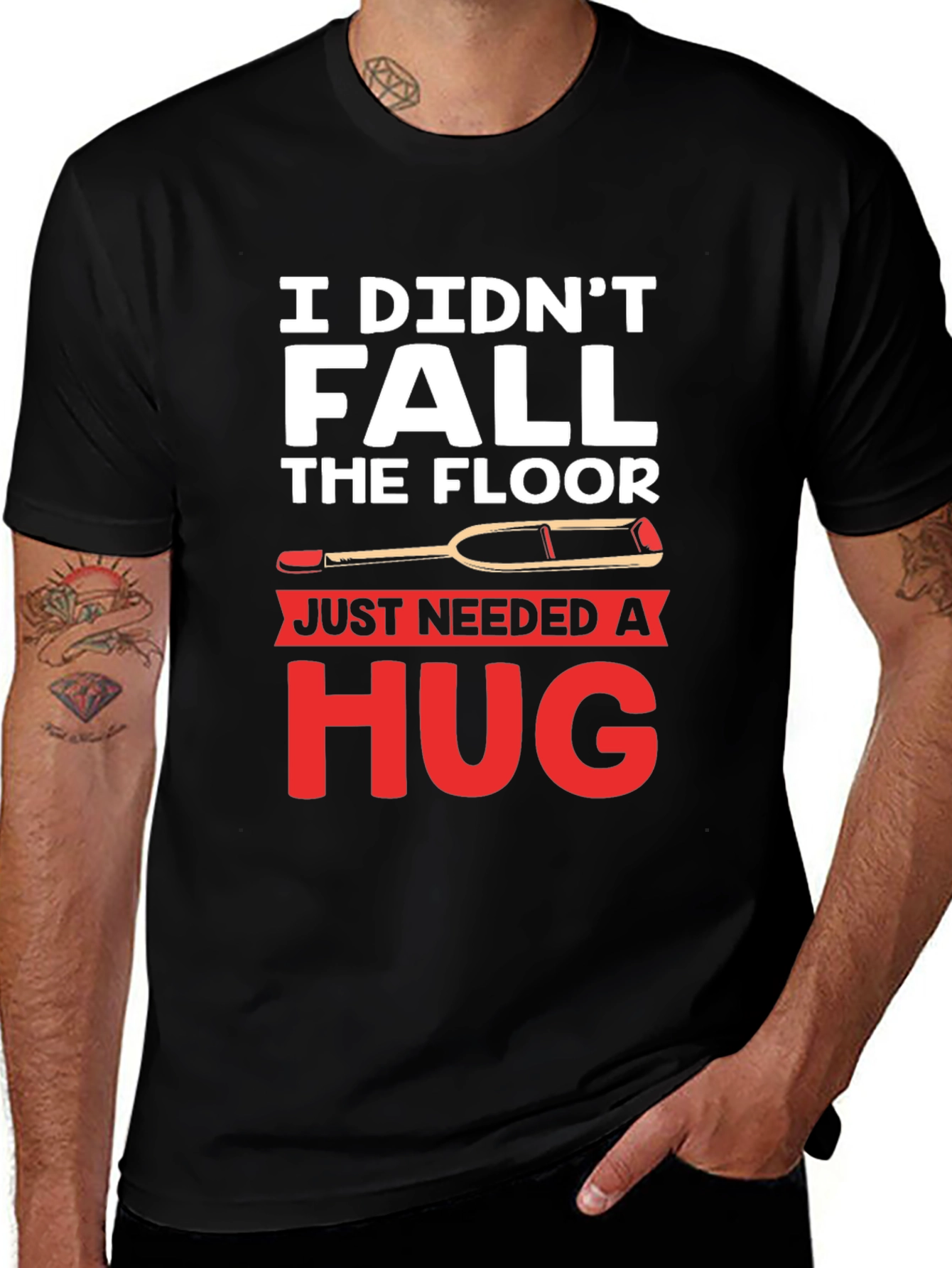 I Didnt Fall I Needed A Hug T-Shirt
