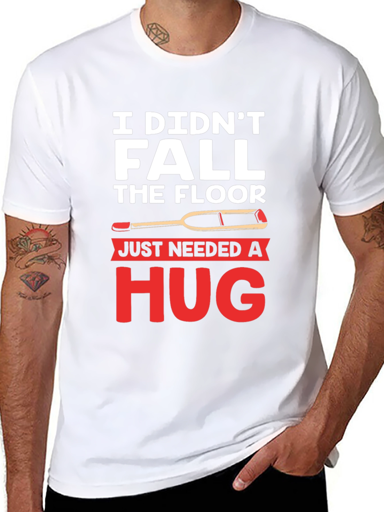 I Didnt Fall I Needed A Hug T-Shirt