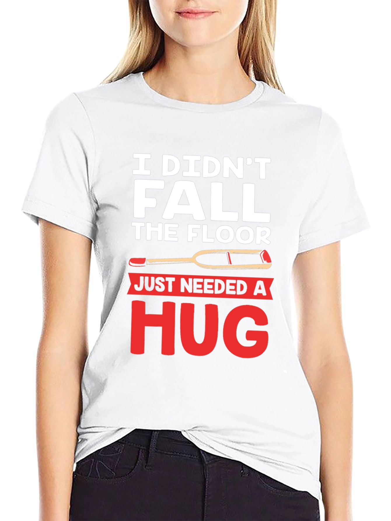 I Didnt Fall I Needed A Hug T-Shirt