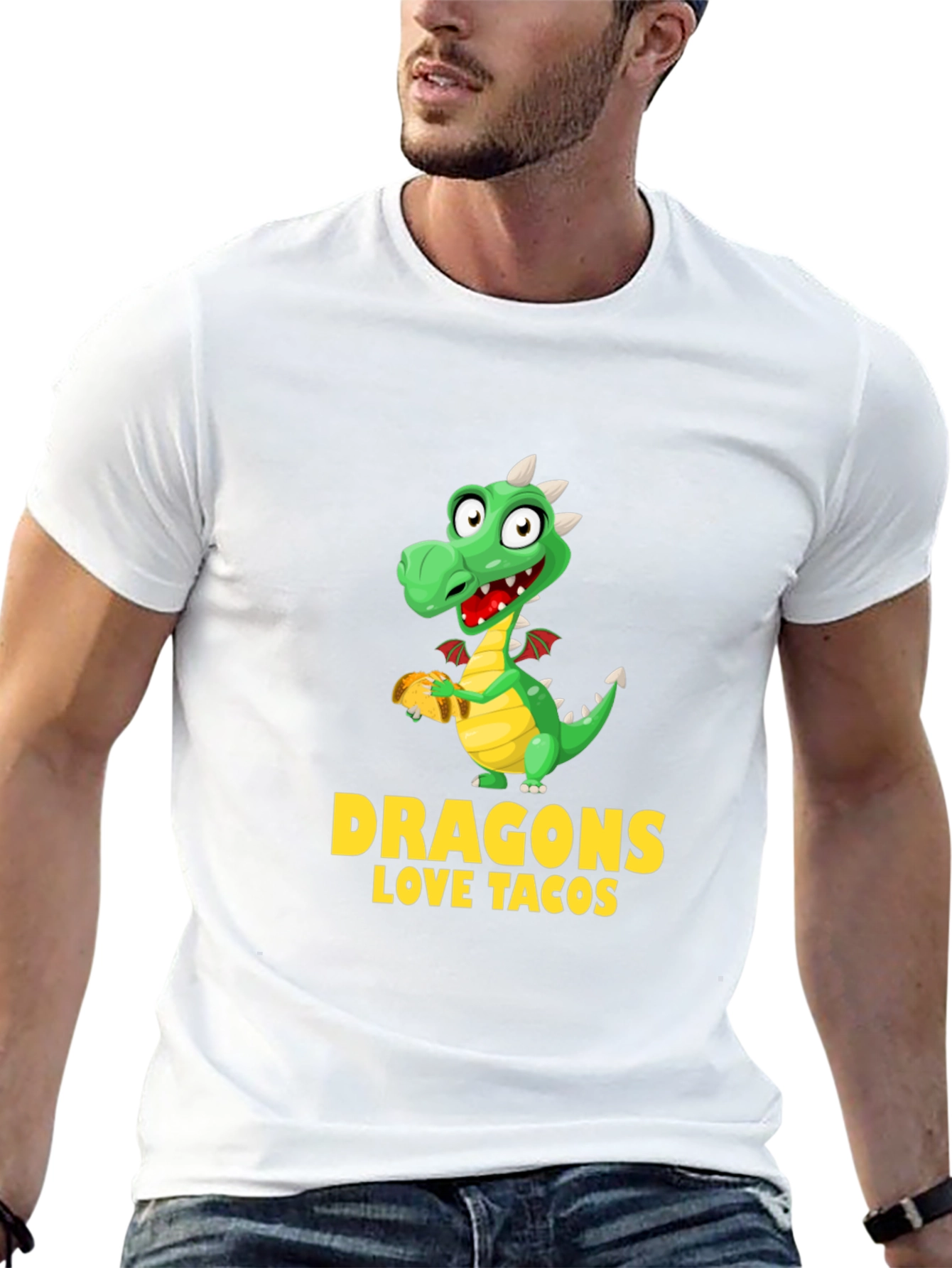 Dragon Loves Tacos Graphic Tee