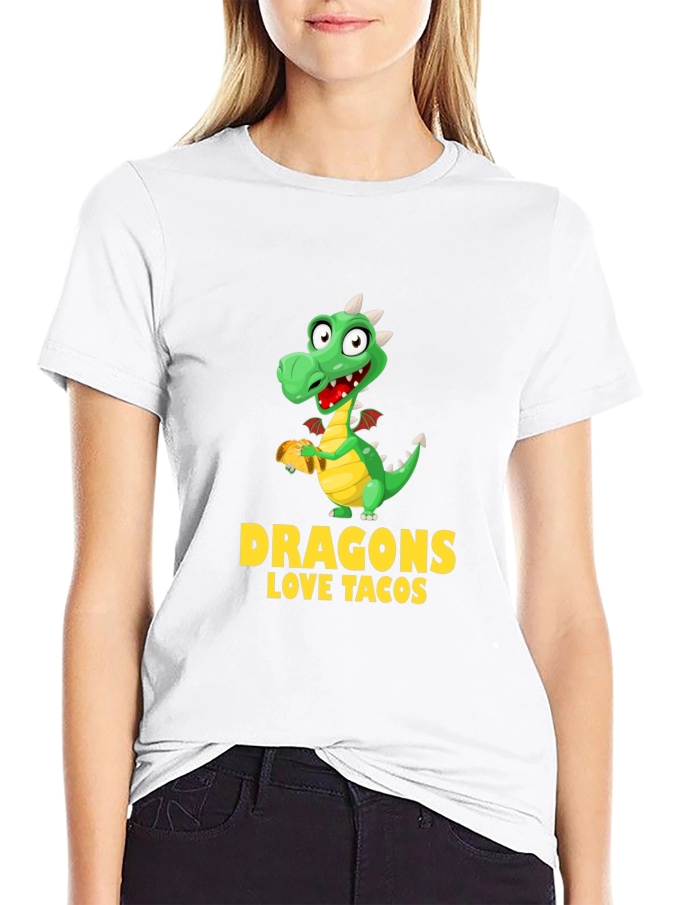 Dragon Loves Tacos Graphic Tee