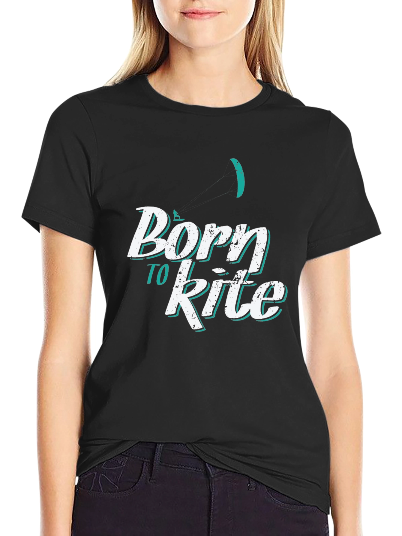 Born to Kite T-Shirt - Cool Kitesurfing Design