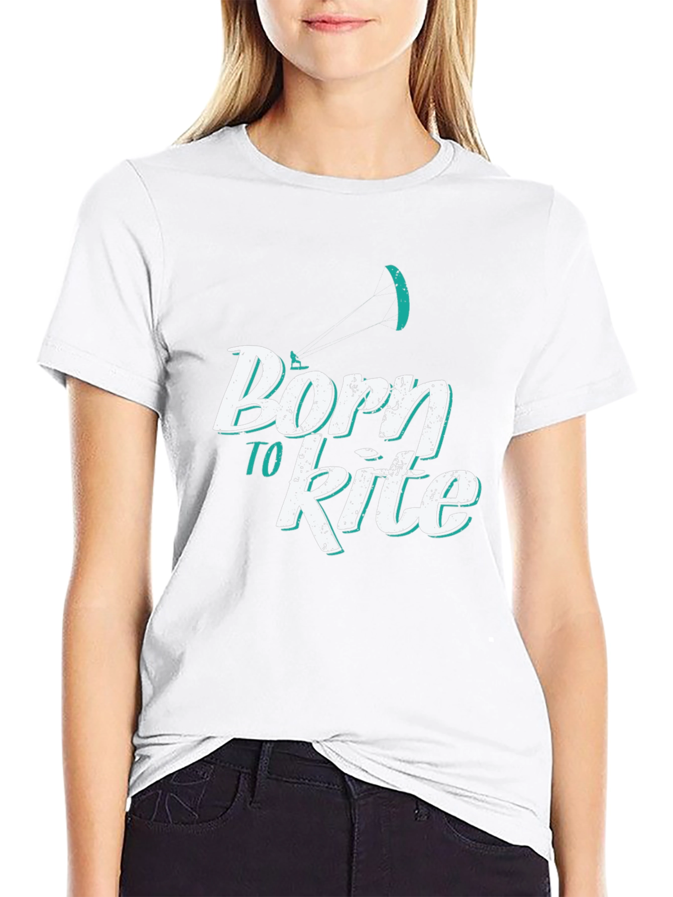 Born to Kite T-Shirt - Cool Kitesurfing Design