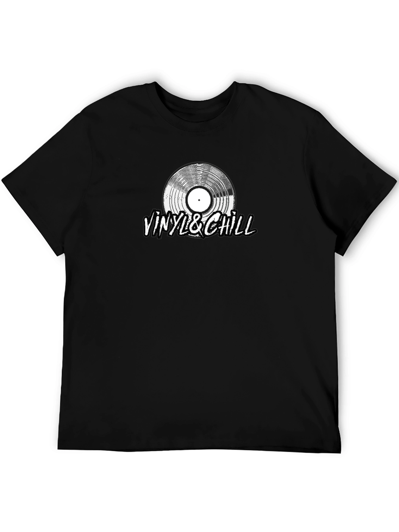 Vinyl & Chill Graphic Tee - Cool Casual Style