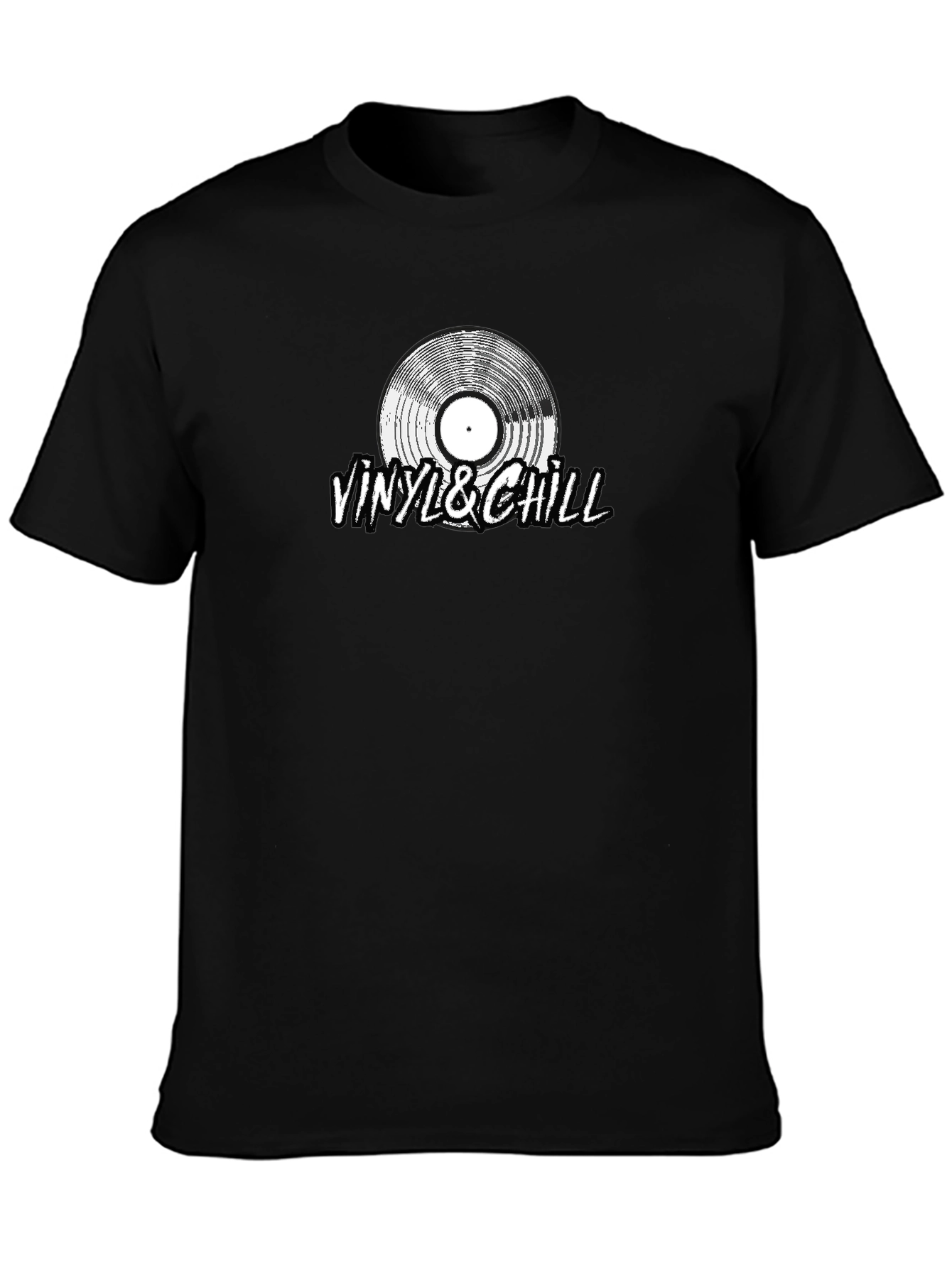 Vinyl & Chill Graphic Tee - Cool Casual Style