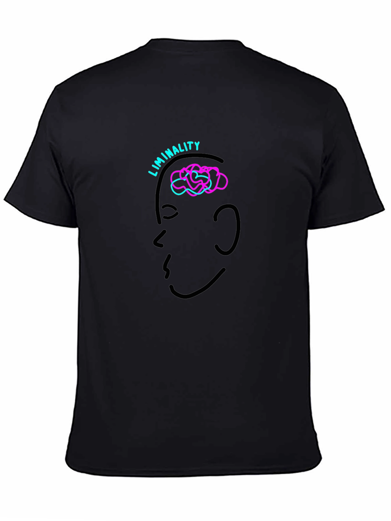 Liminality Mind T-Shirt - Soft Black Cotton