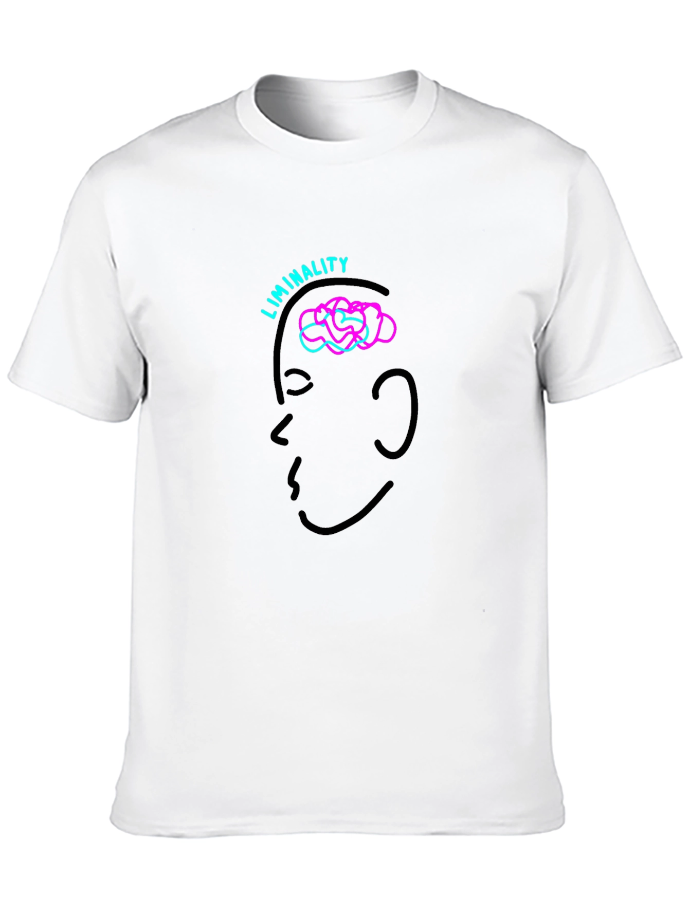 Liminality Mind T-Shirt - Soft Black Cotton