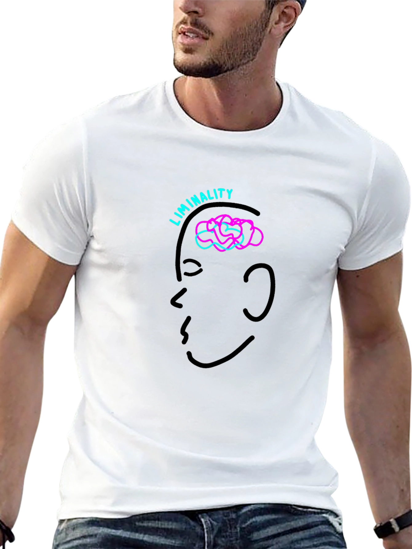 Liminality Mind T-Shirt - Soft Black Cotton