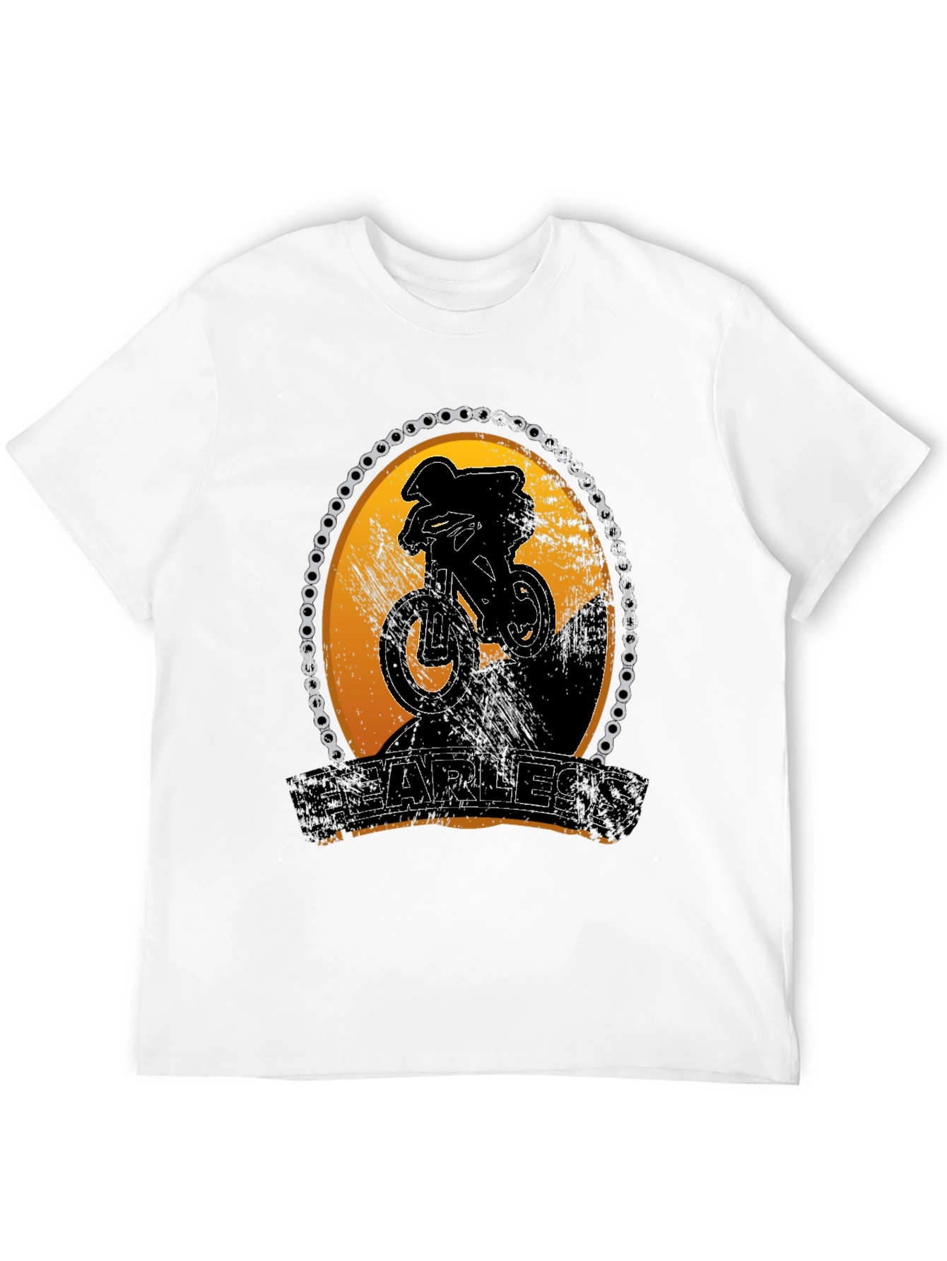 Fearless Mountain Biker Graphic Tee