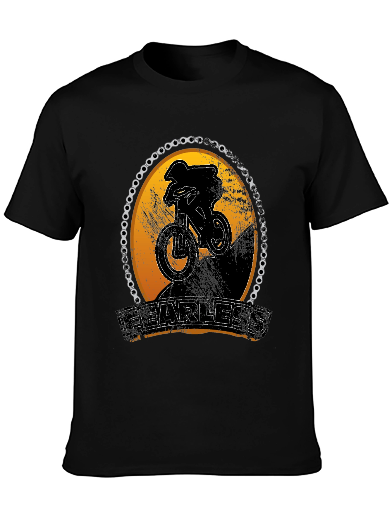 Fearless Mountain Biker Graphic Tee
