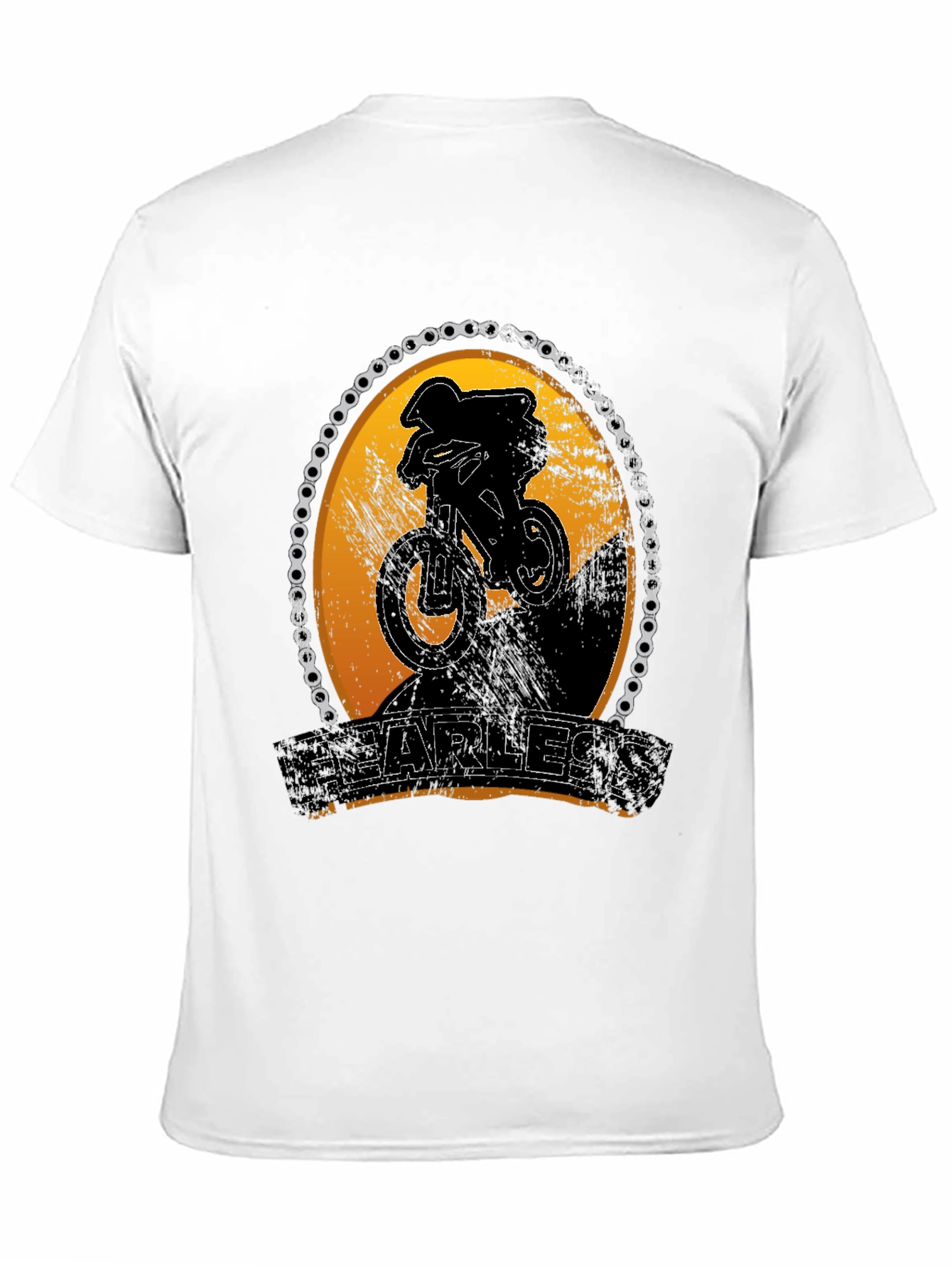 Fearless Mountain Biker Graphic Tee