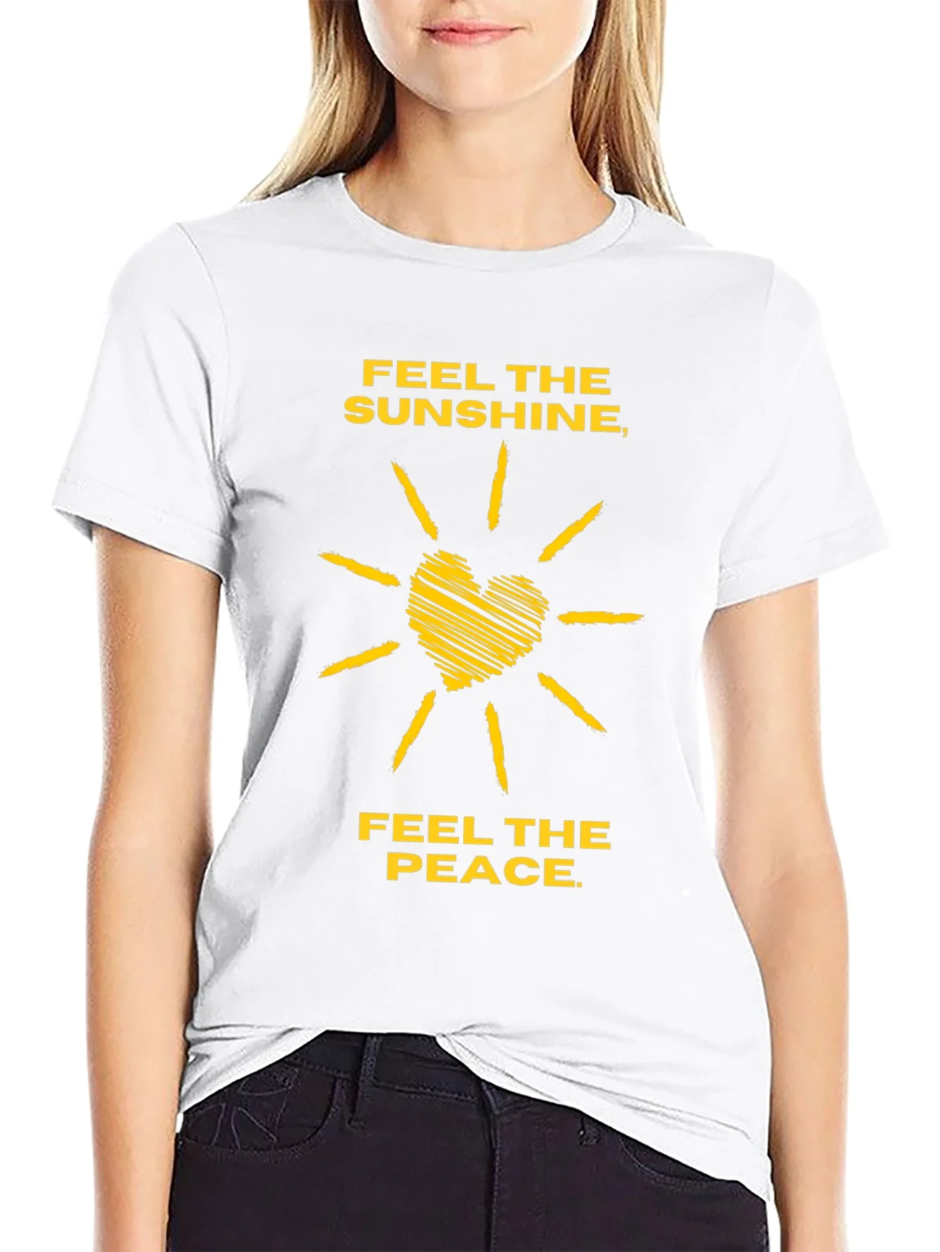 Feel the Sunshine Graphic T-Shirt - Relaxed Fit