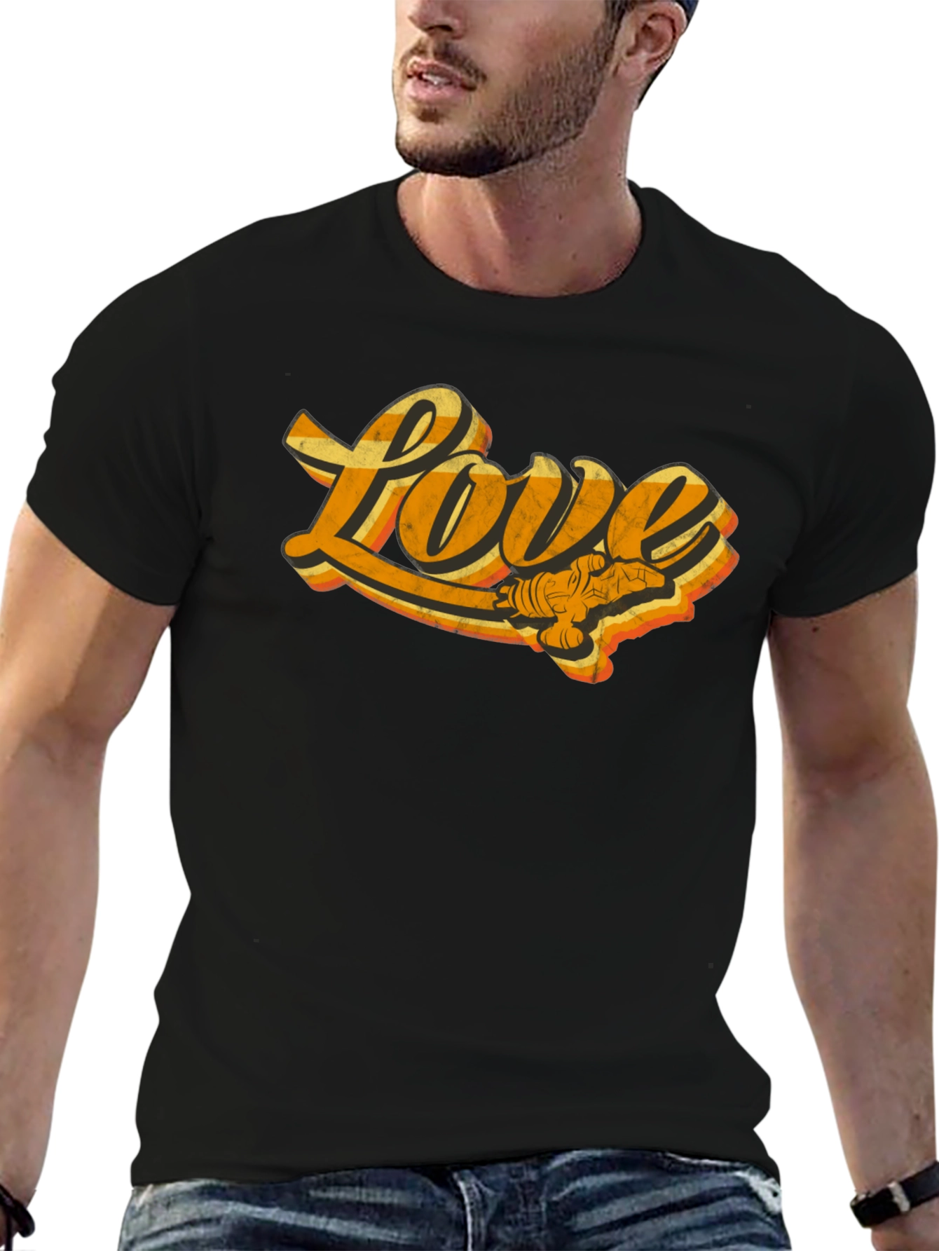 Retro Love Fire Hydrant T-Shirt